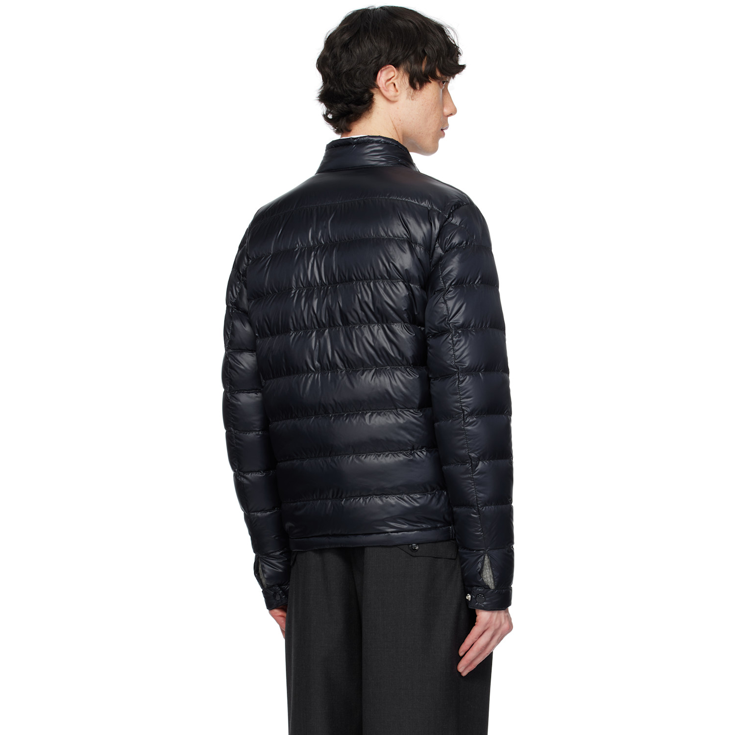  Moncler Navy Acorus Short Down Jacket 