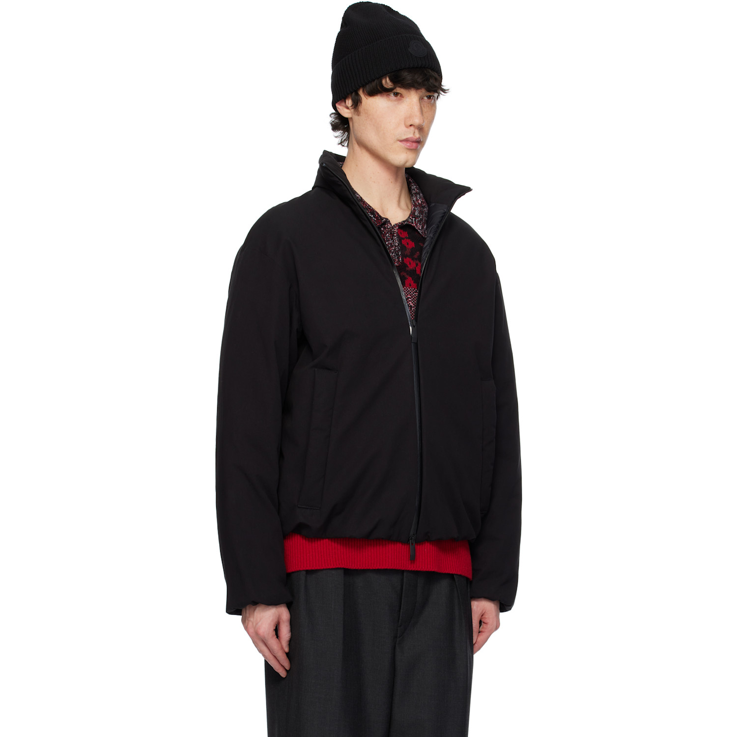  Moncler Black Nibles Down Jacket 