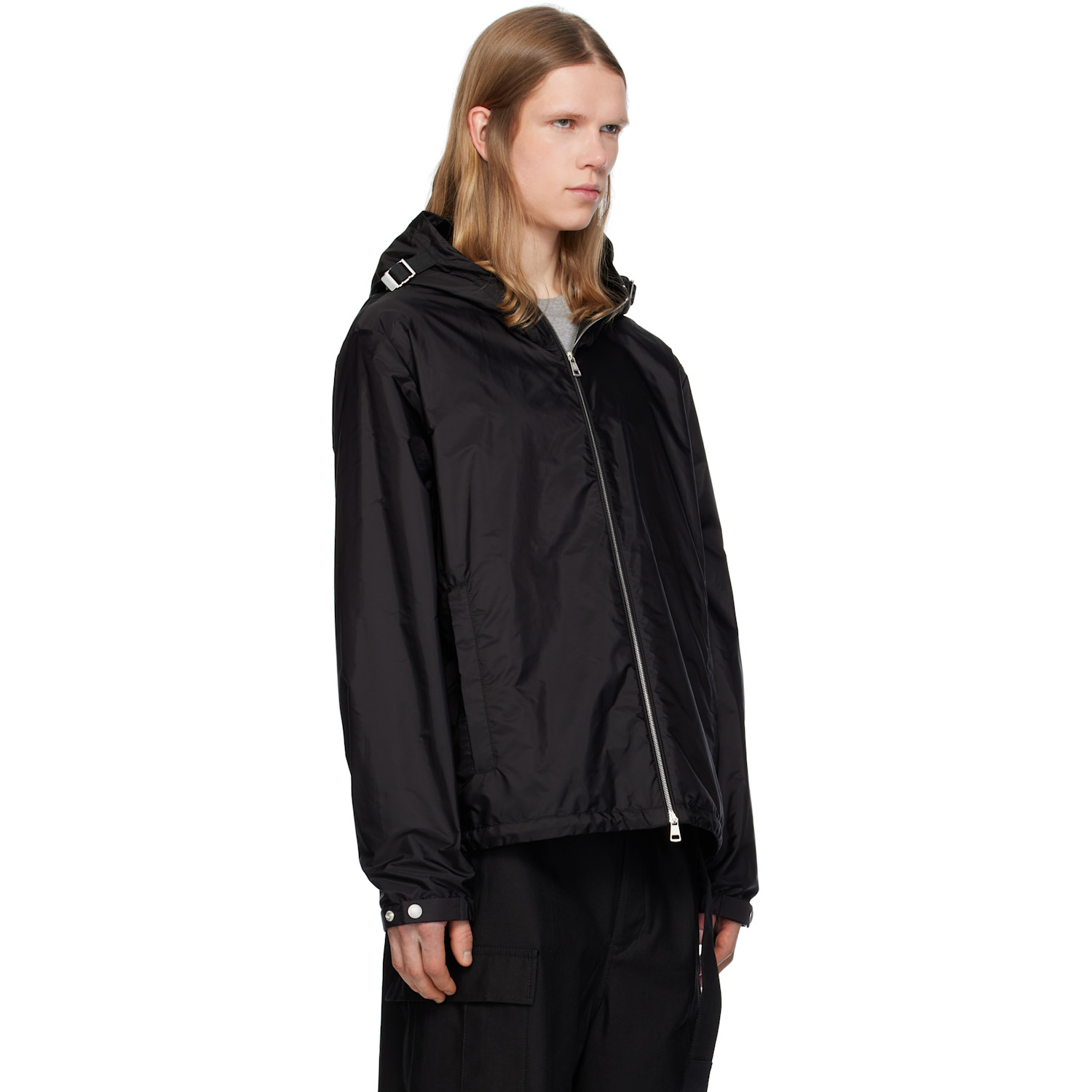  Moncler Black Remoray Hooded Jacket 