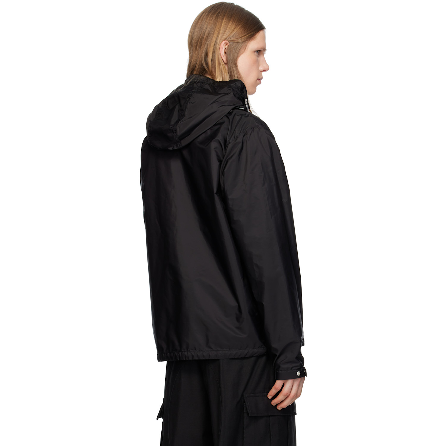  Moncler Black Remoray Hooded Jacket 