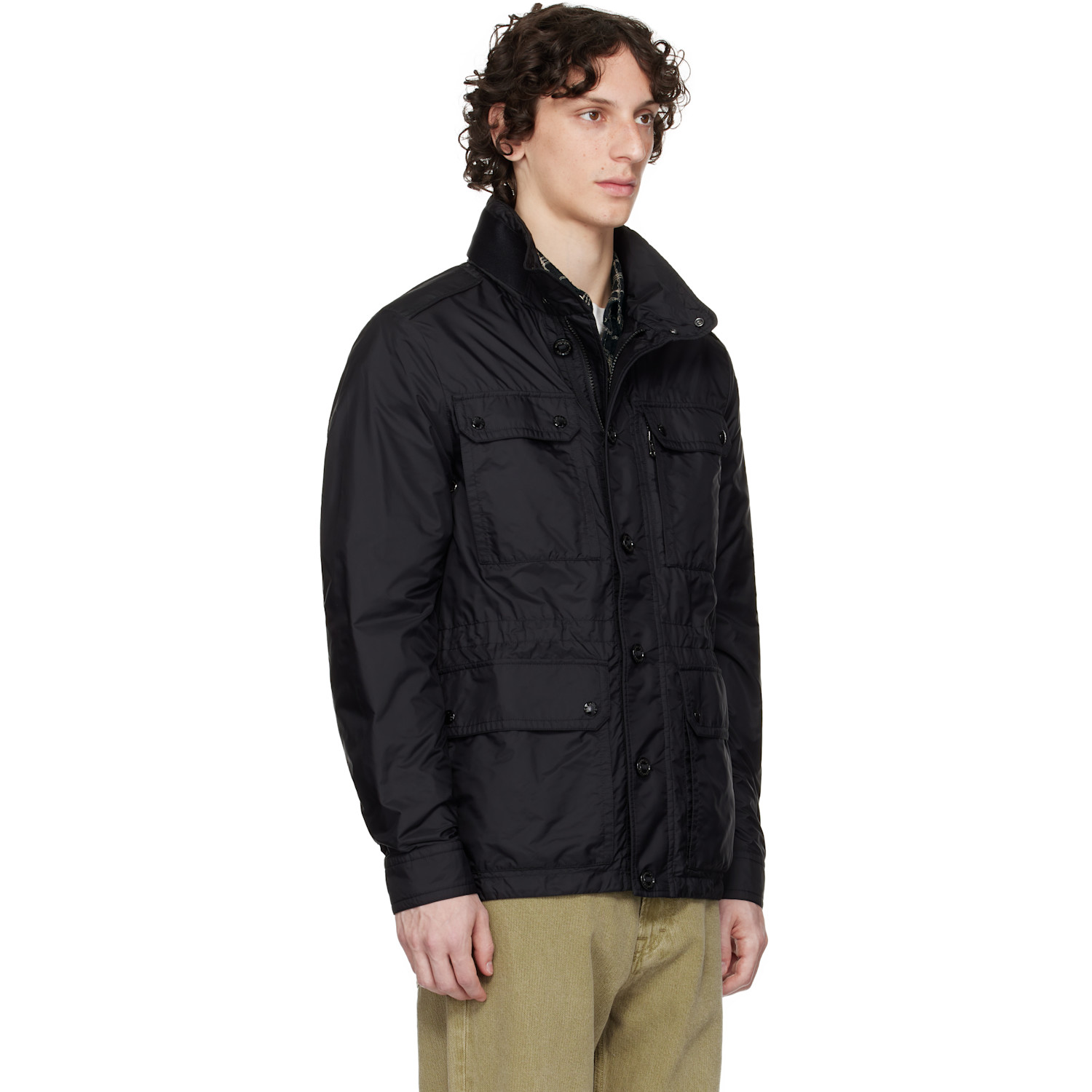  Moncler Black Lez Water-repellent Field Jacket 