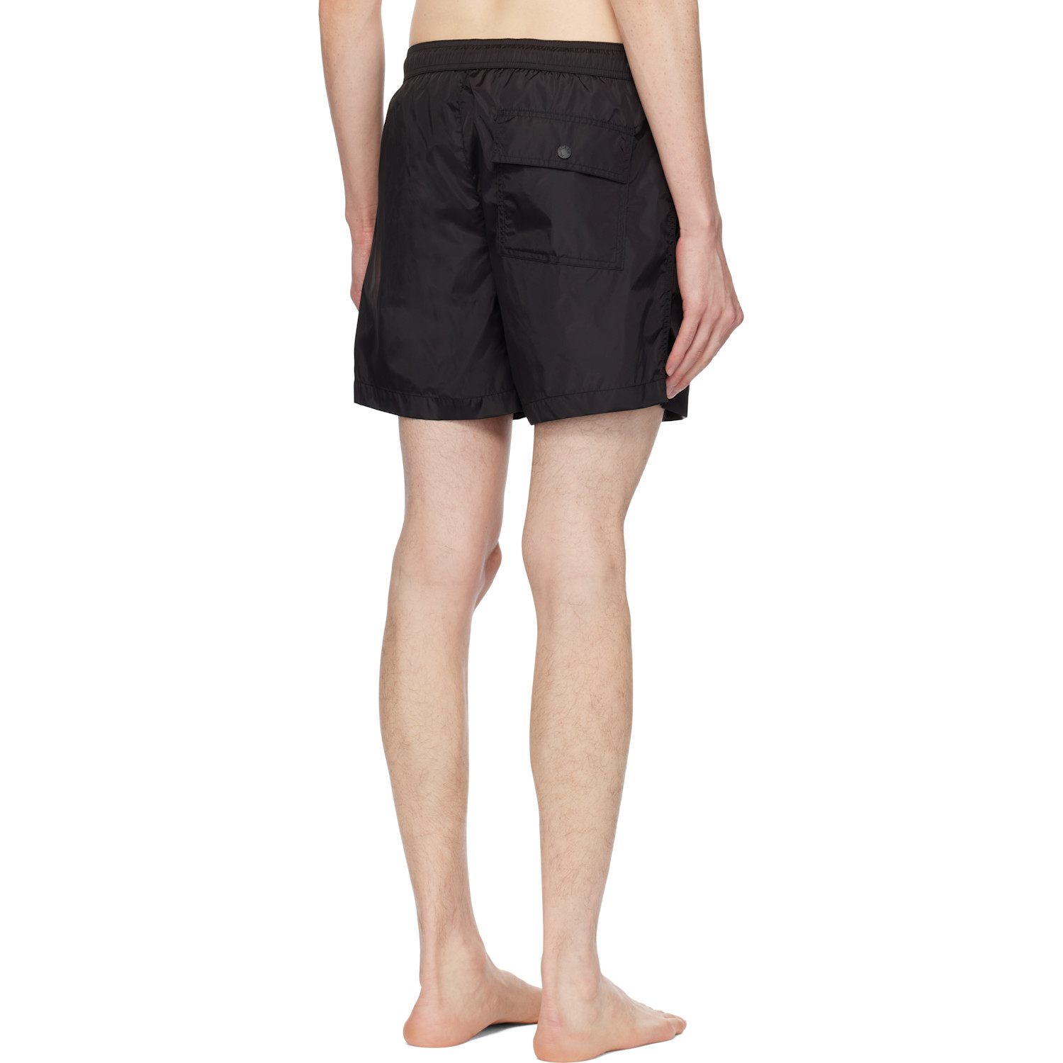  Moncler Black Archivio Creativo Swim Shorts 