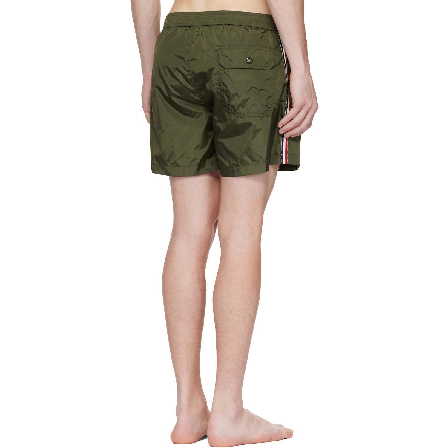  Moncler Khaki Archivio Urban Swim Shorts 