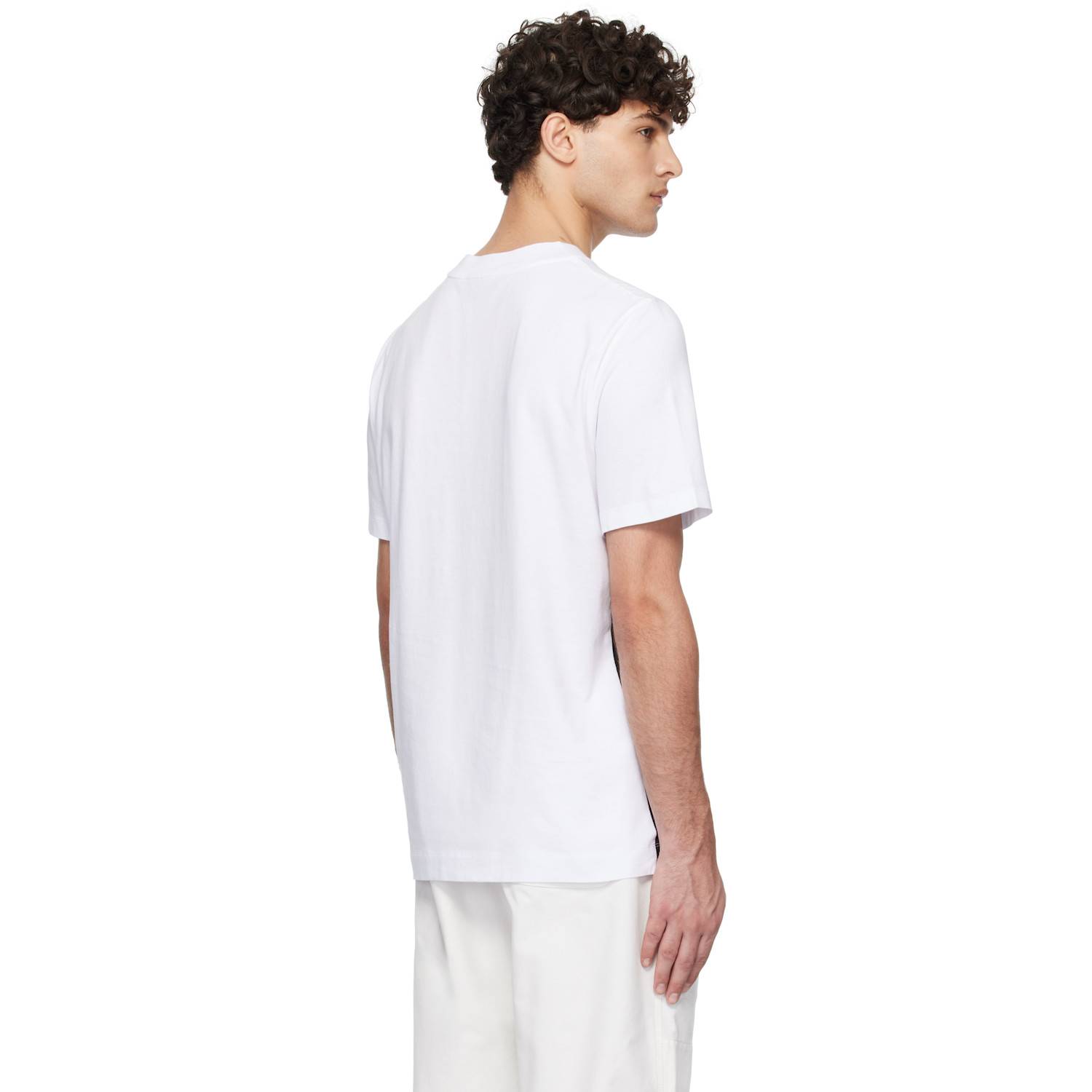  Moncler White Logo Cotton T-shirt 