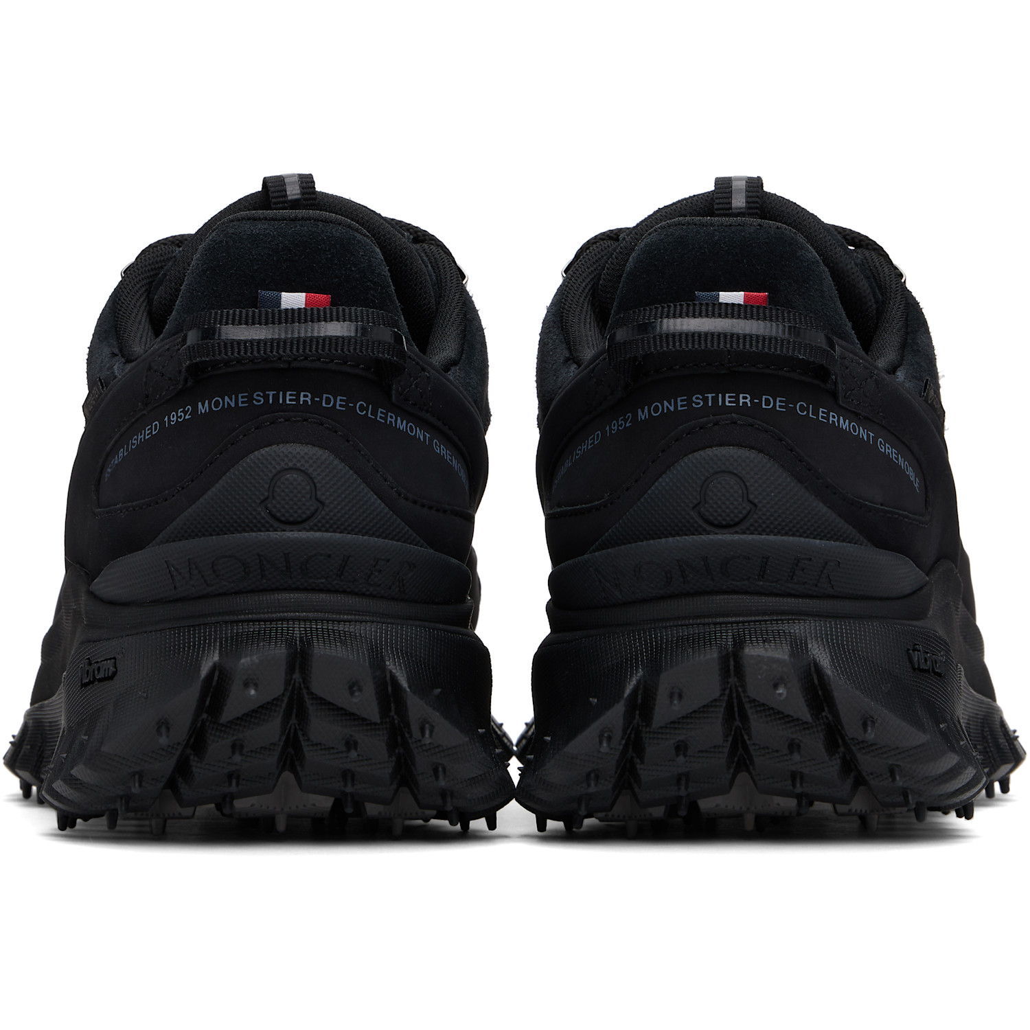  Moncler Black Trailgrip Apex Sneakers 