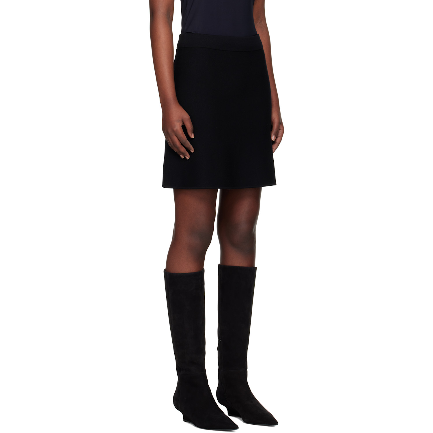  Max Mara Black Butterfly Miniskirt 