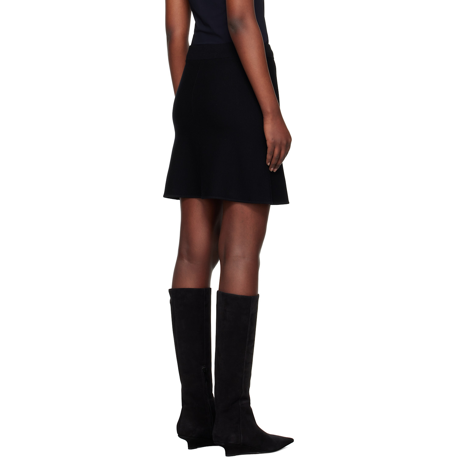  Max Mara Black Butterfly Miniskirt 