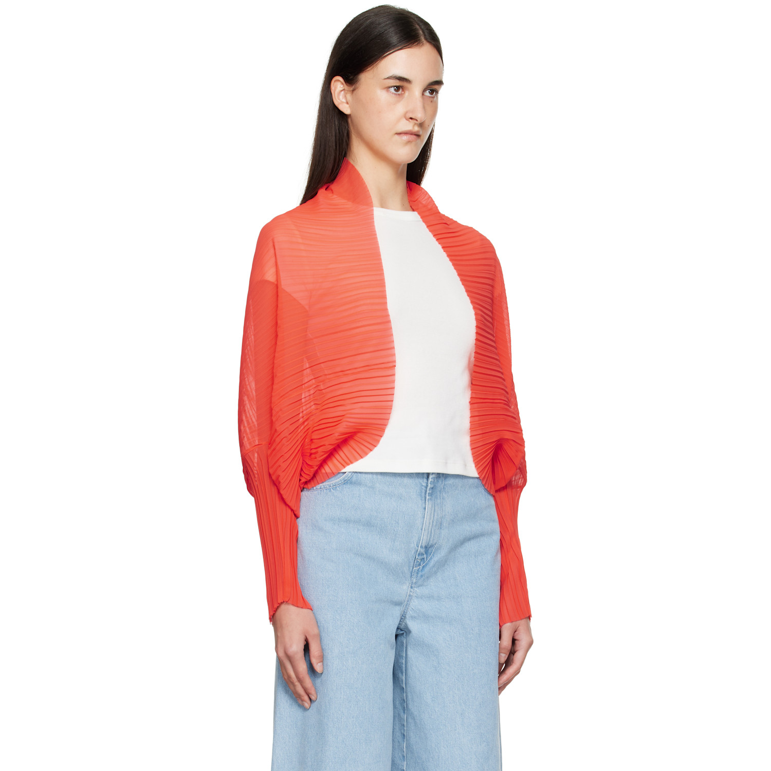  Max Mara Red Vesuvio Cardigan 