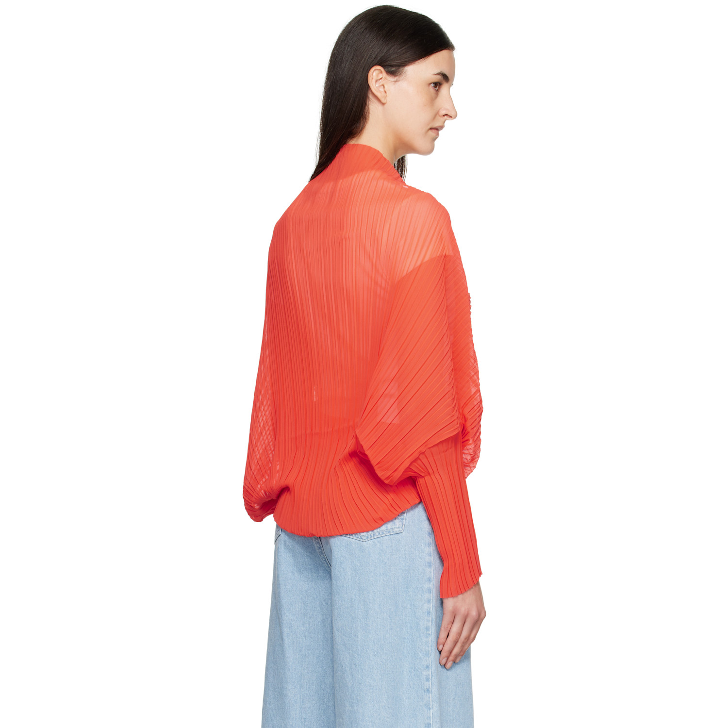  Max Mara Red Vesuvio Cardigan 