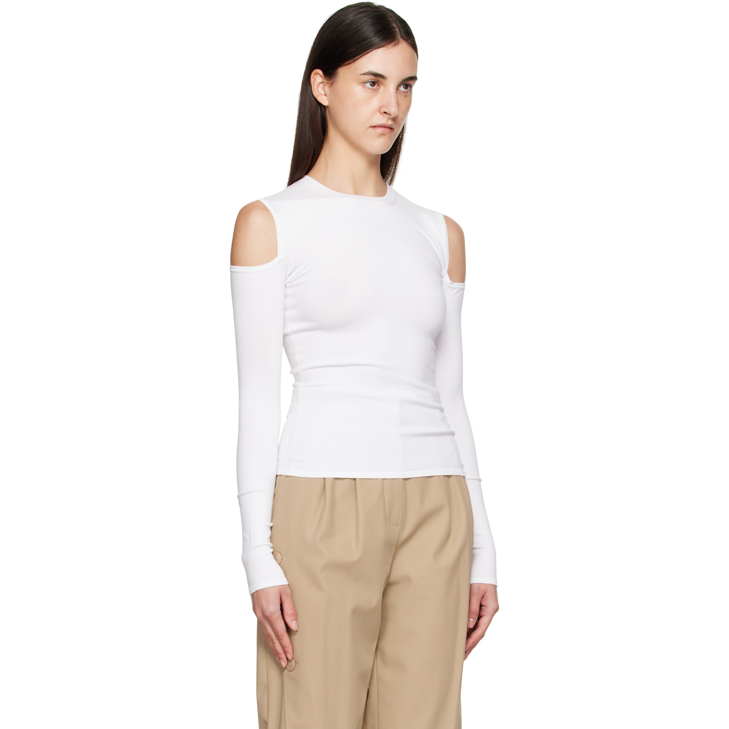  Max Mara Haut Vik Blanc 