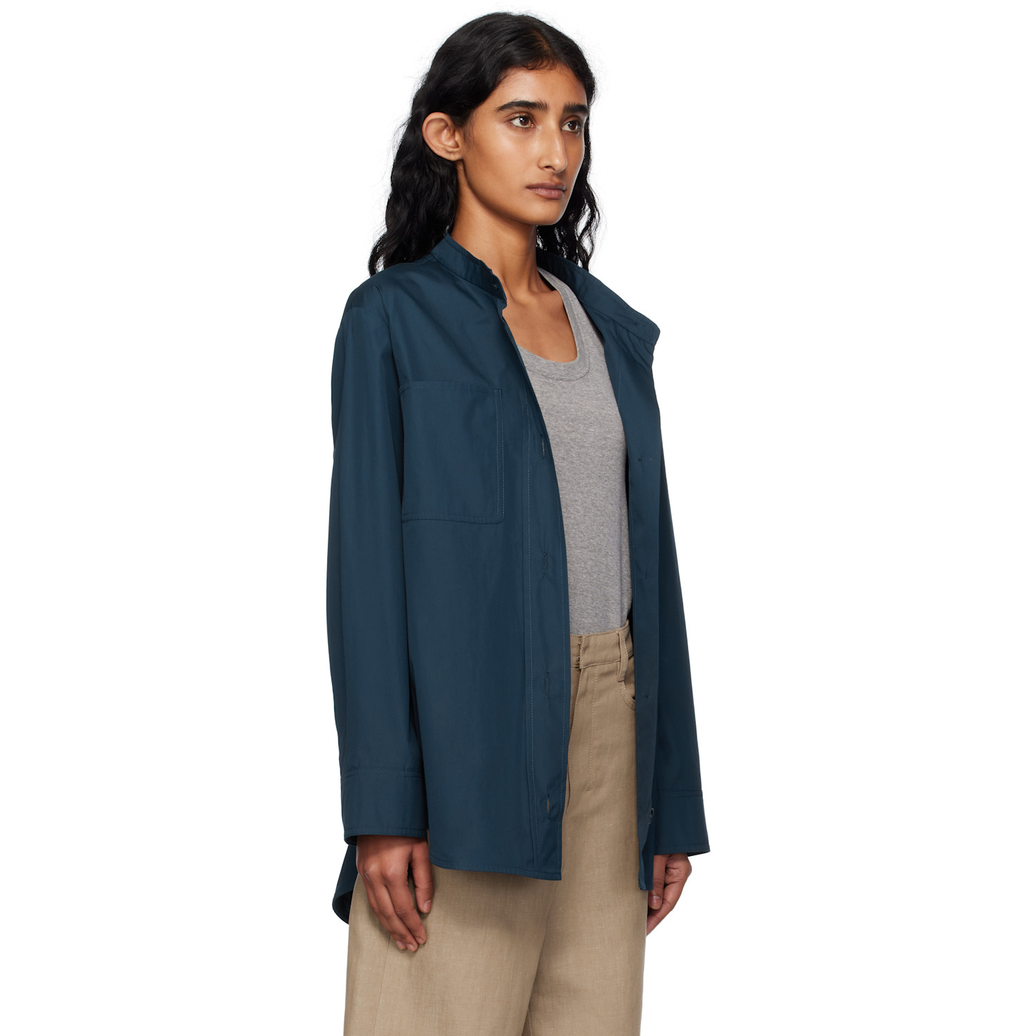  Max Mara Navy Doris Shirt 