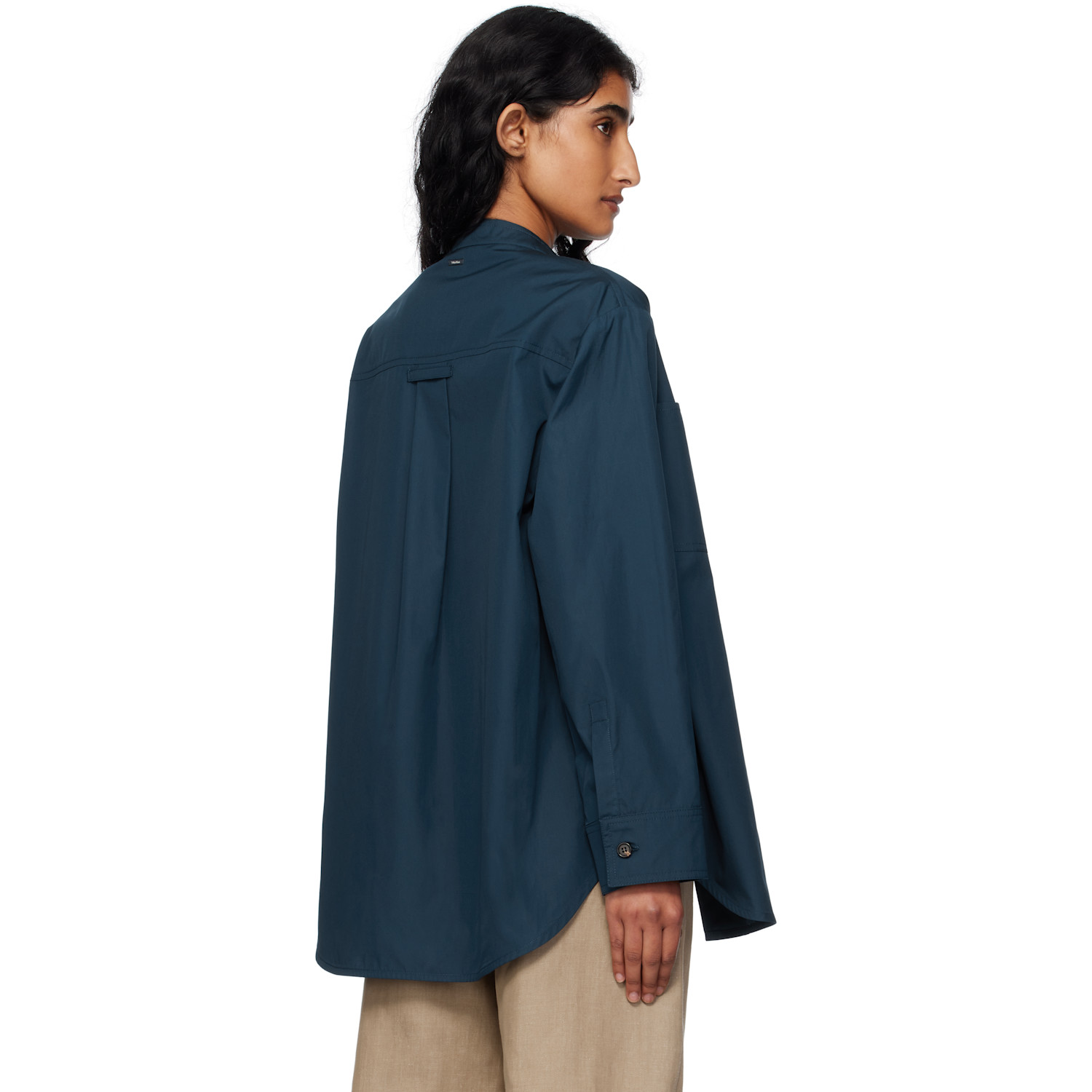  Max Mara Navy Doris Shirt 