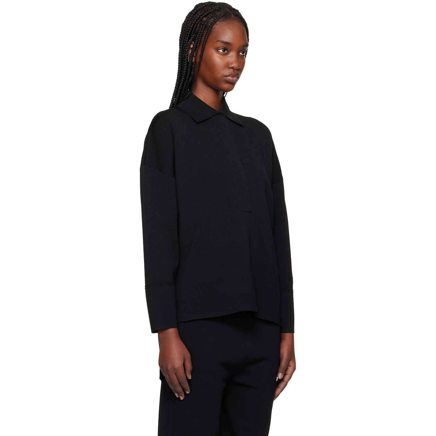  Max Mara Black Vand Polo 