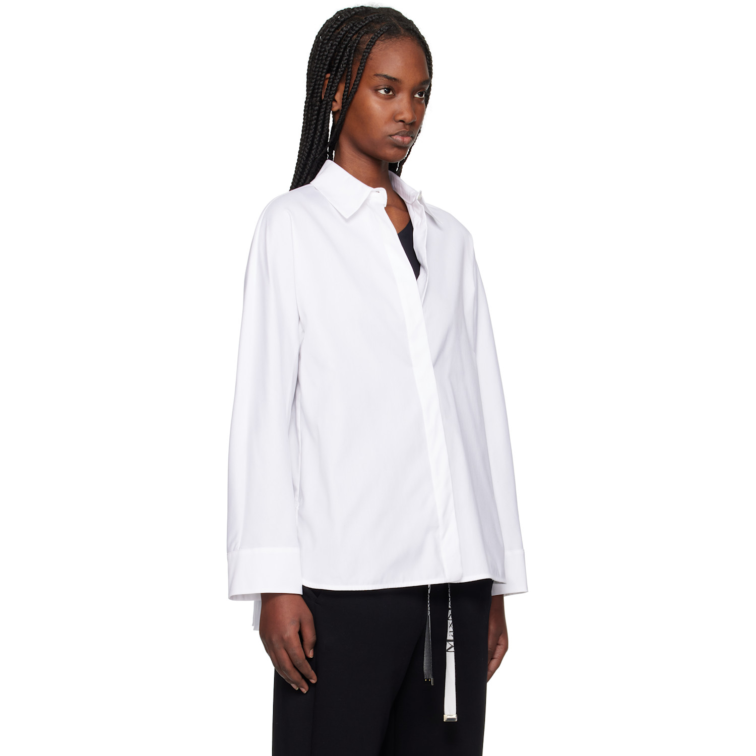  Max Mara White Cornero Shirt 