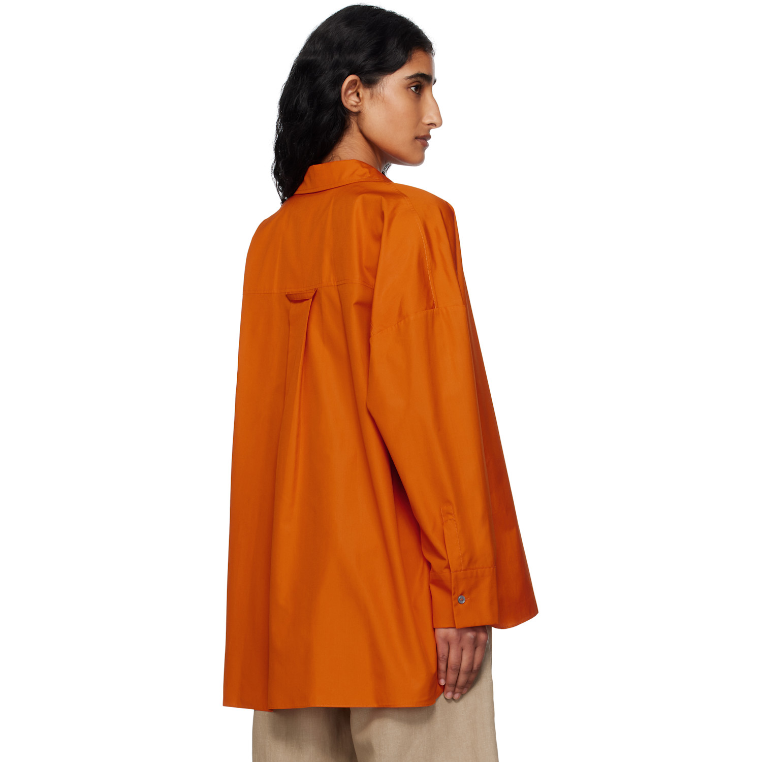  Max Mara Orange Gerona Shirt 
