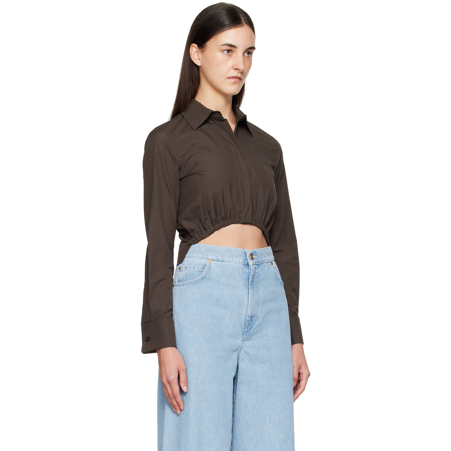  Max Mara Brown Angio Shirt 