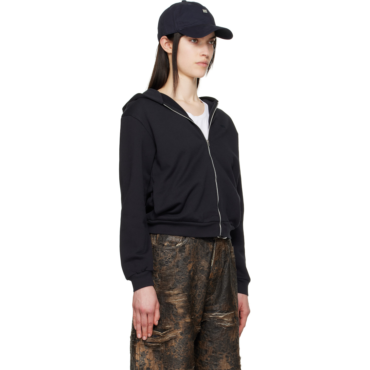  Acne Studios Black Zipper Hoodie 