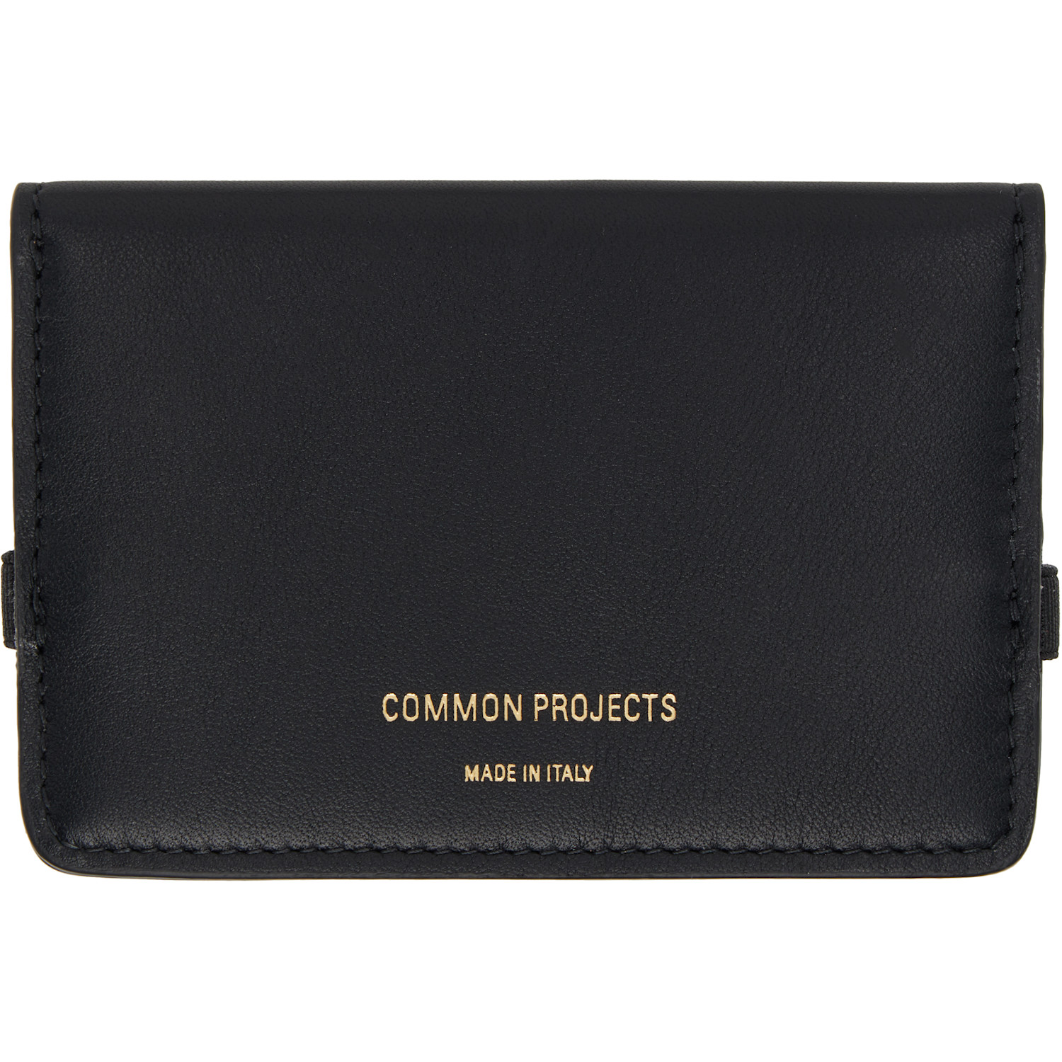  Common Projects Black Accordion Wallet 