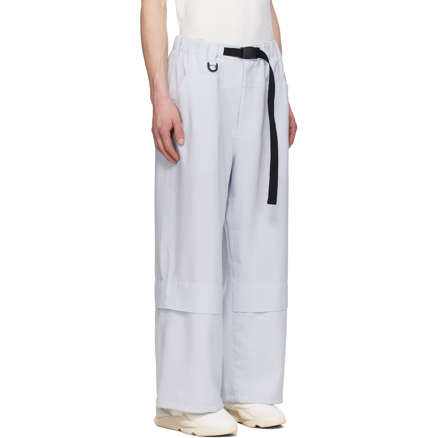  Y-3 Gray Sport Uniform Trousers 
