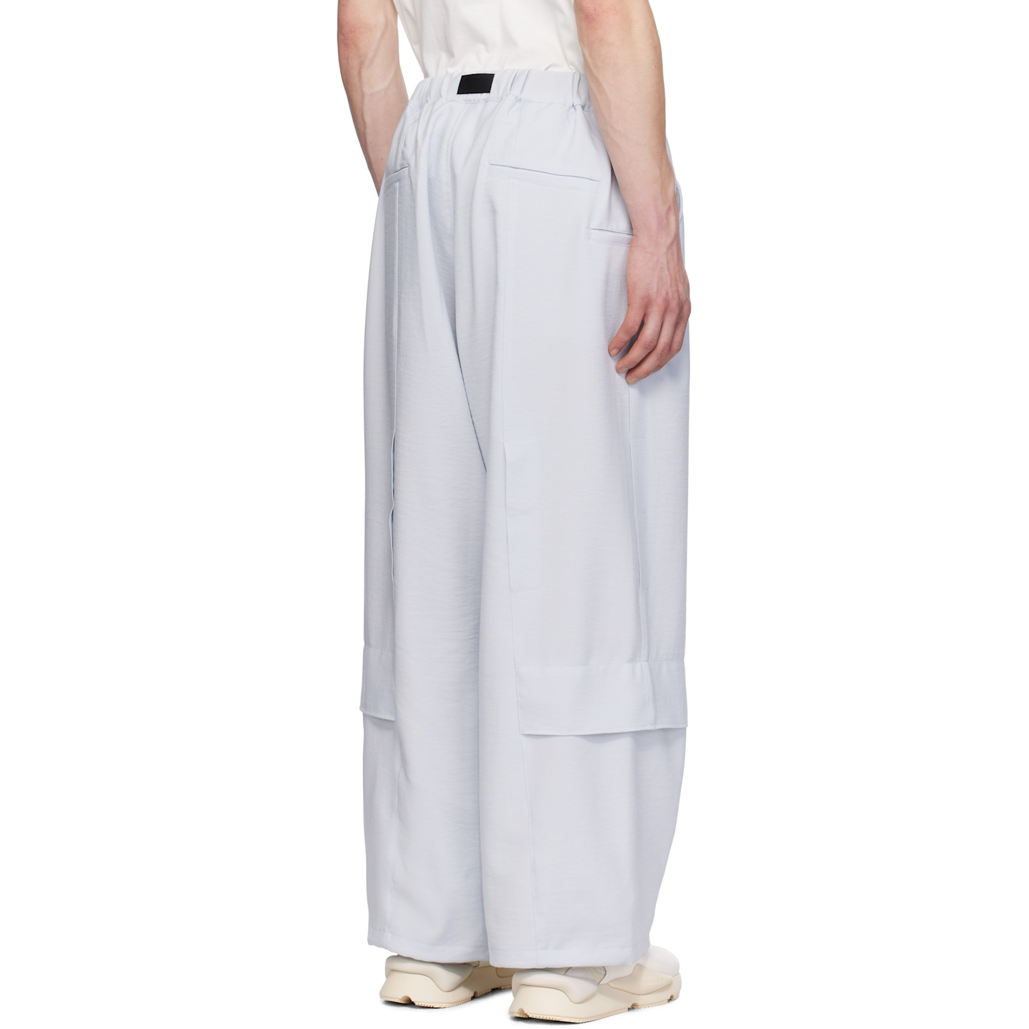  Y-3 Gray Sport Uniform Trousers 