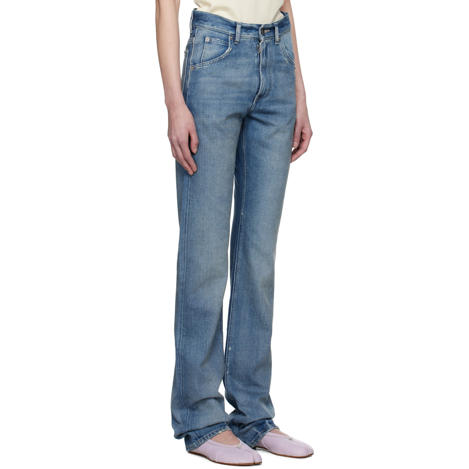  Maison Margiela Blue 5 Pockets Jeans 