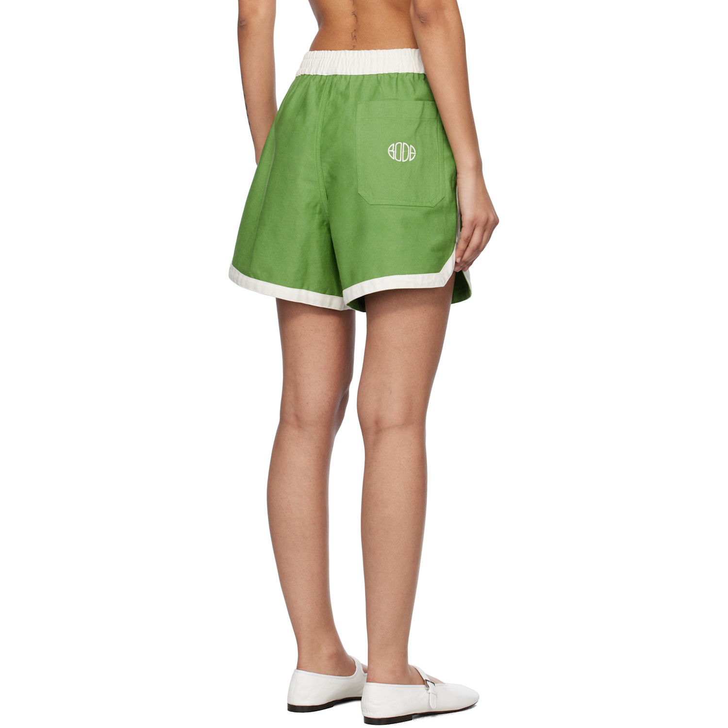  Bode Green Euro Gym Shorts 