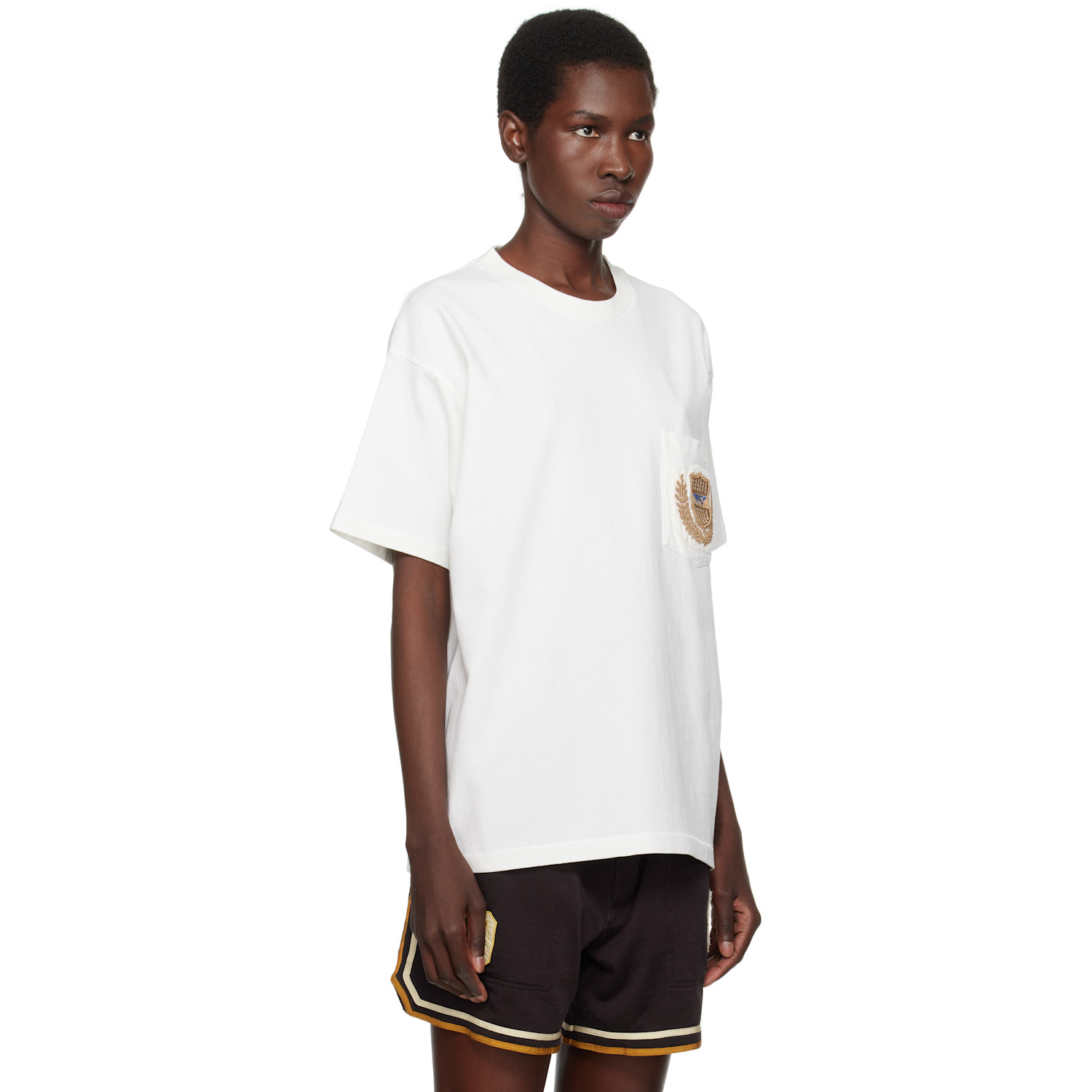  Bode Off-white Sportsman Patch Pocket T-shirt 