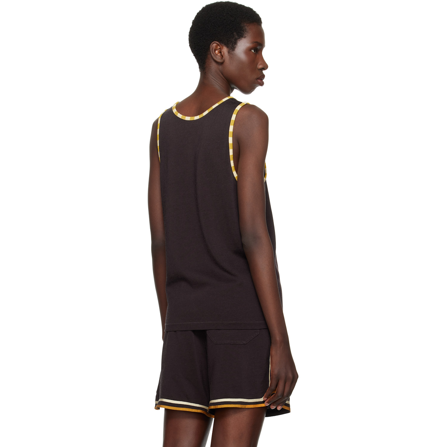  Bode Brown Bobcat Singlet Tank Top 