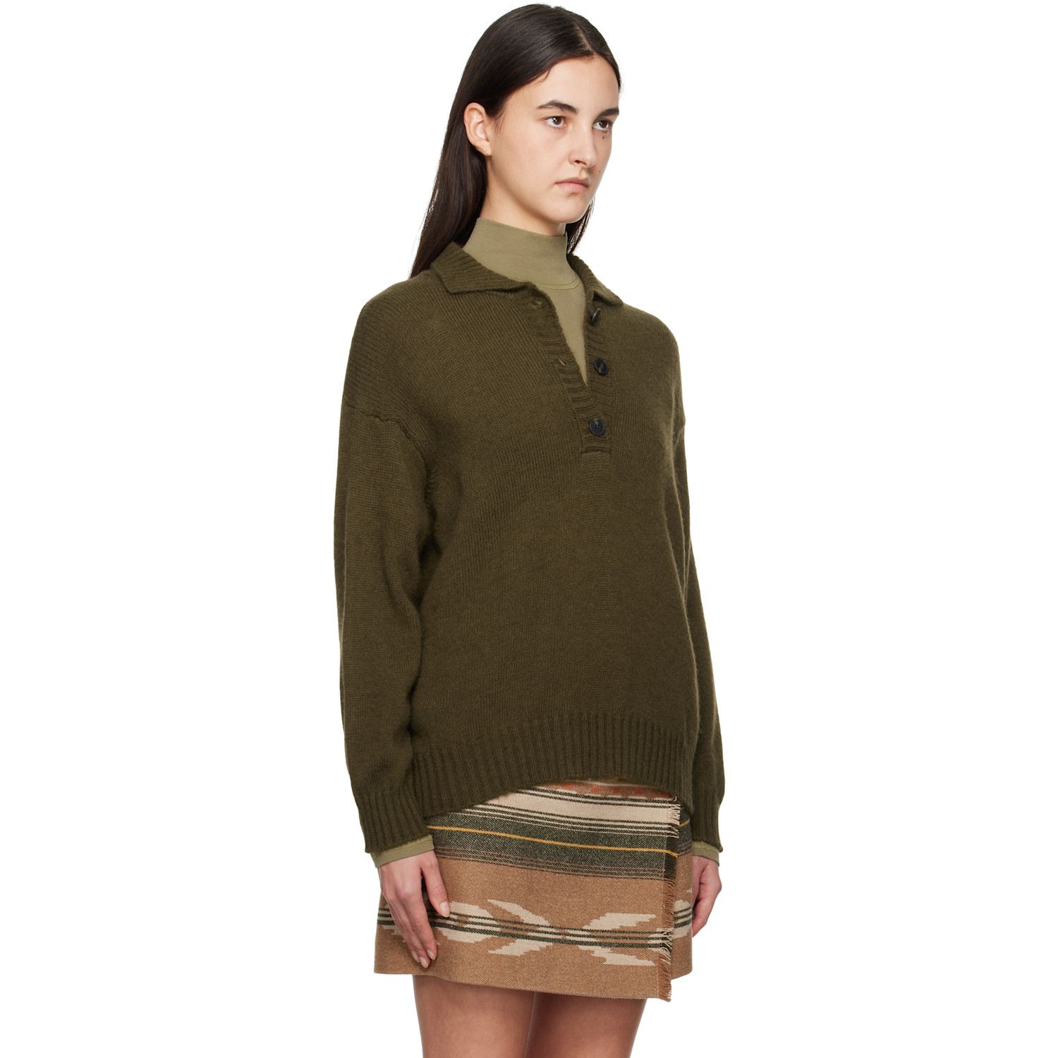  Weekend Max Mara Khaki Sabato Polo 