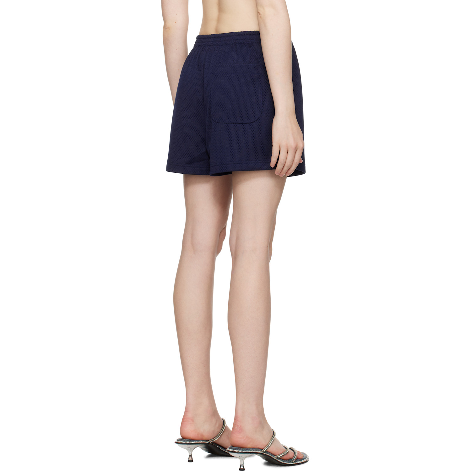  Alexander Wang Navy Deconstructed Athletic Mesh Skort 