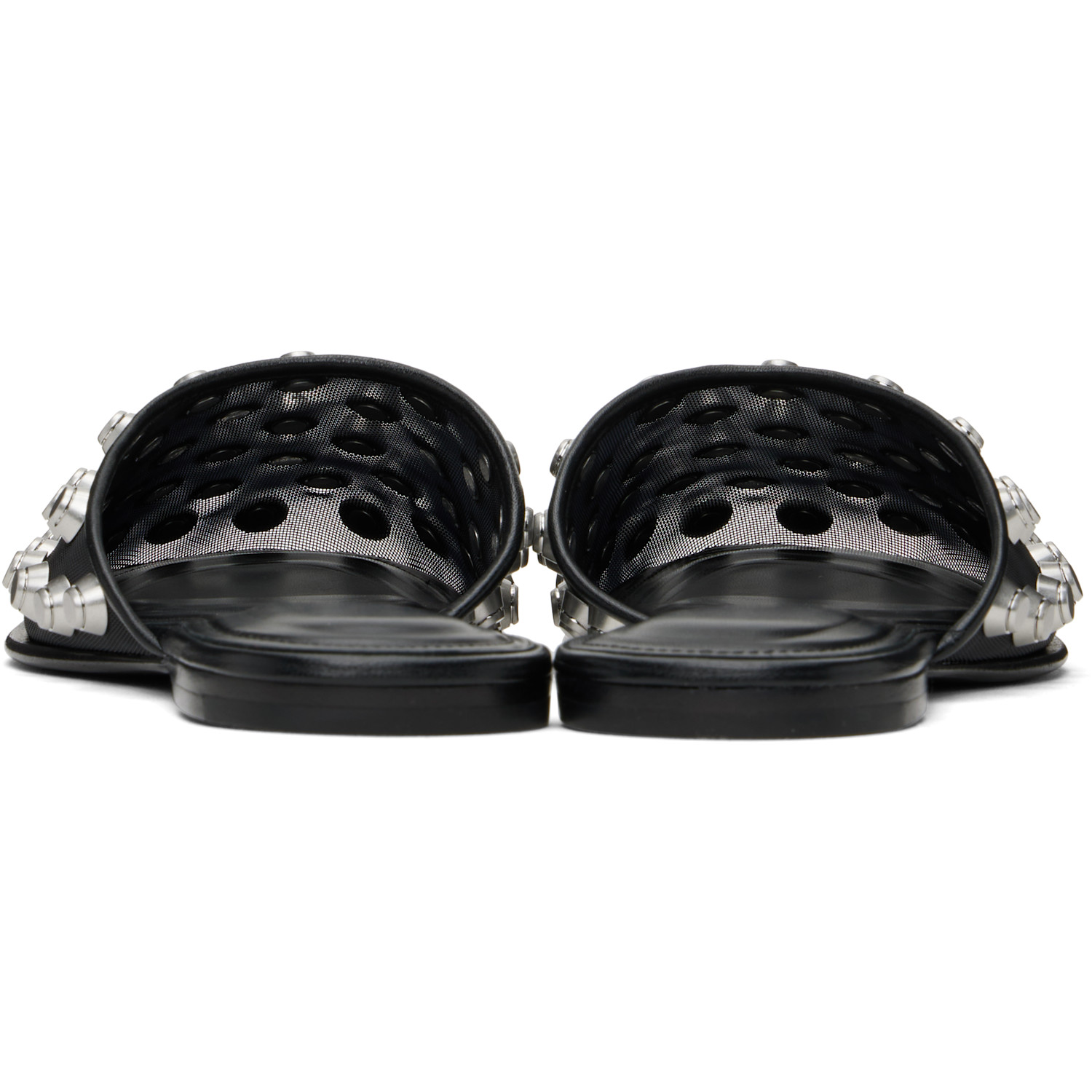  Alexander Wang Black Rhodes Flat Slippers 