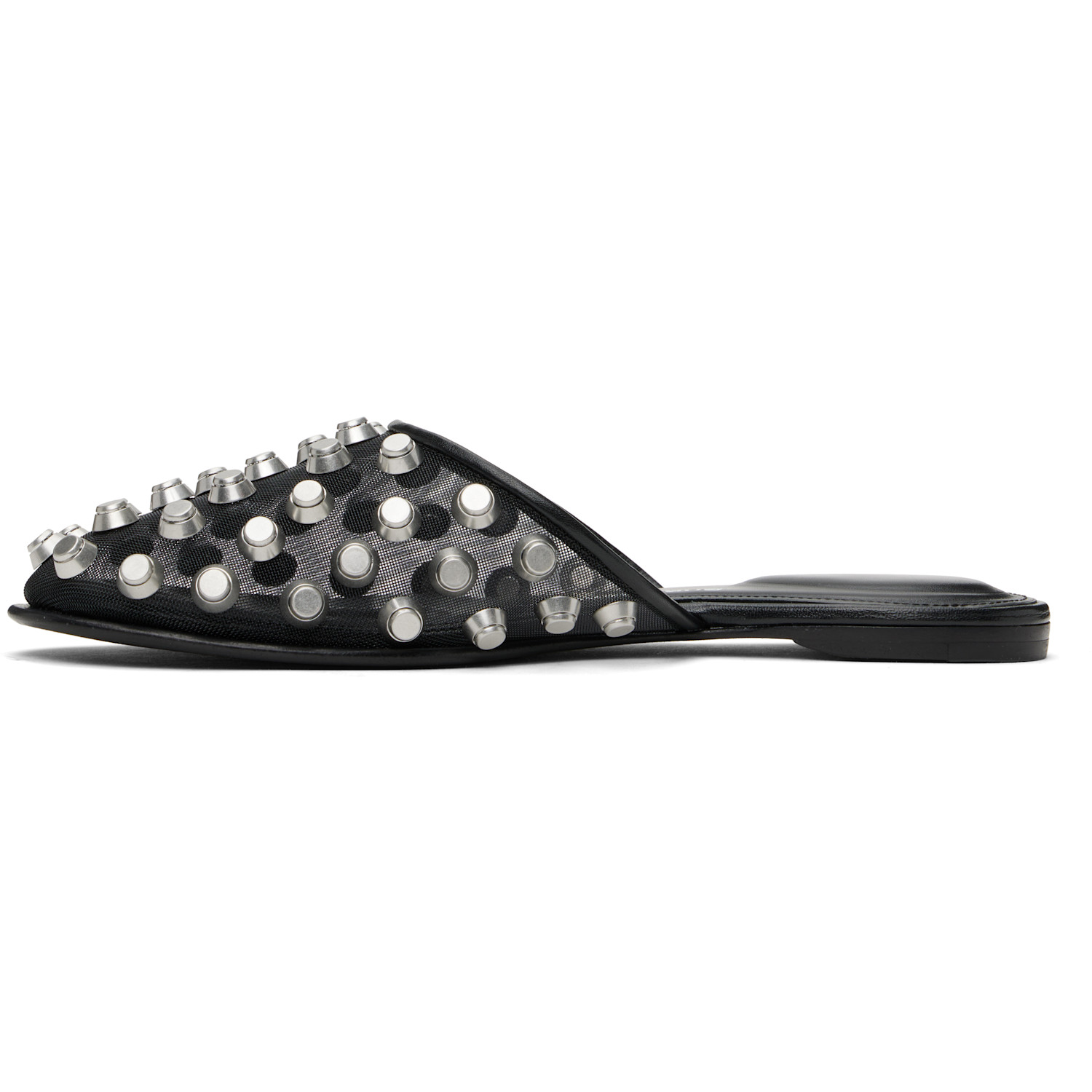 Alexander Wang Black Rhodes Flat Slippers 