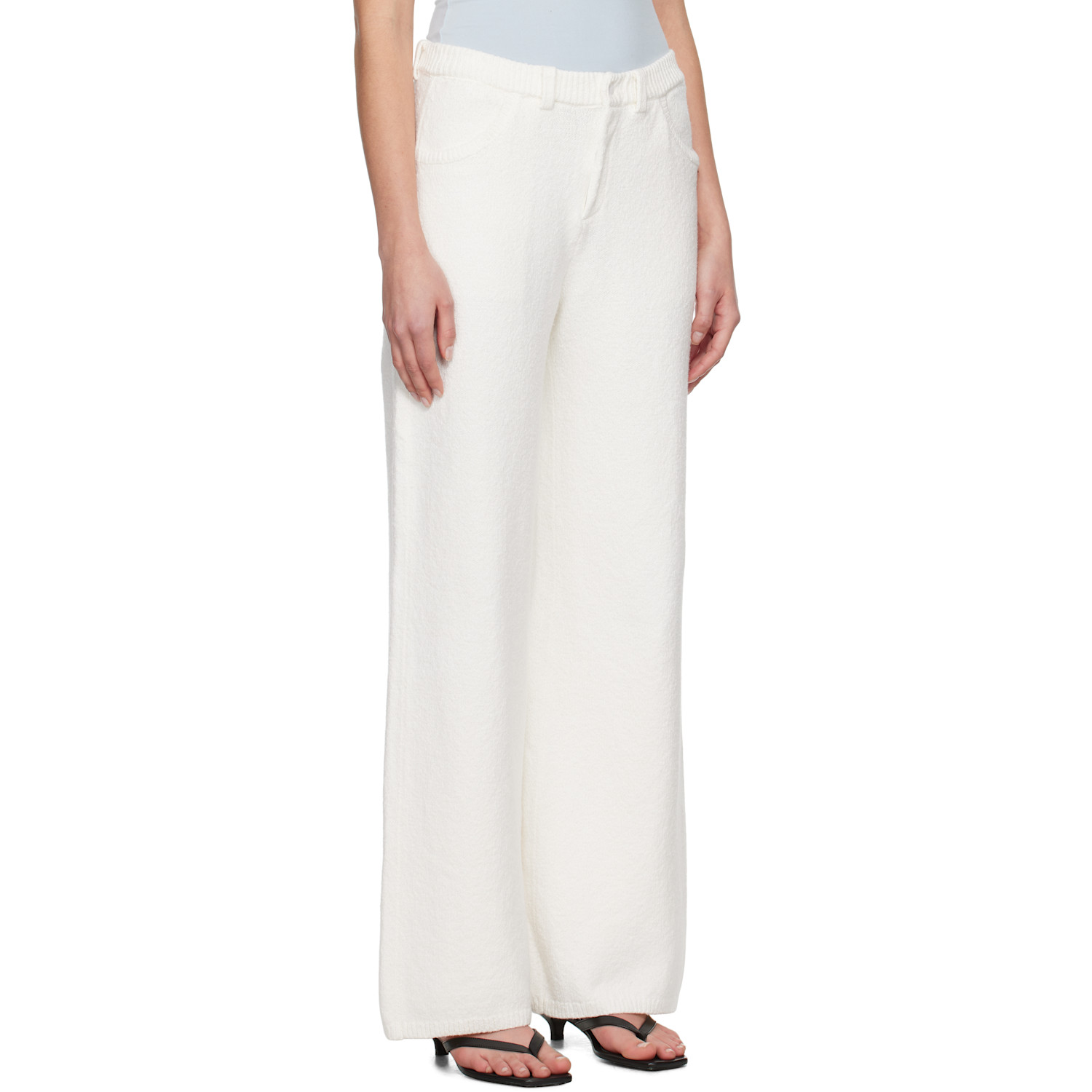  Aya Muse White Trix Trousers 