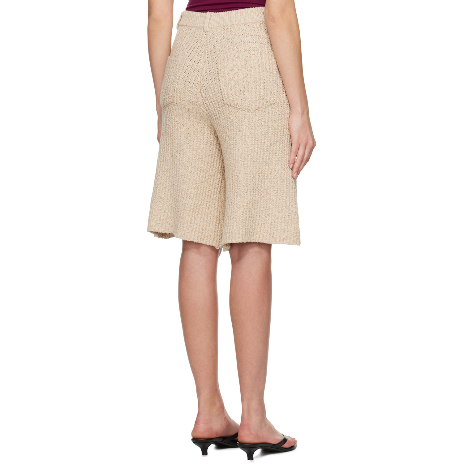  Aya Muse Beige Cae Shorts 