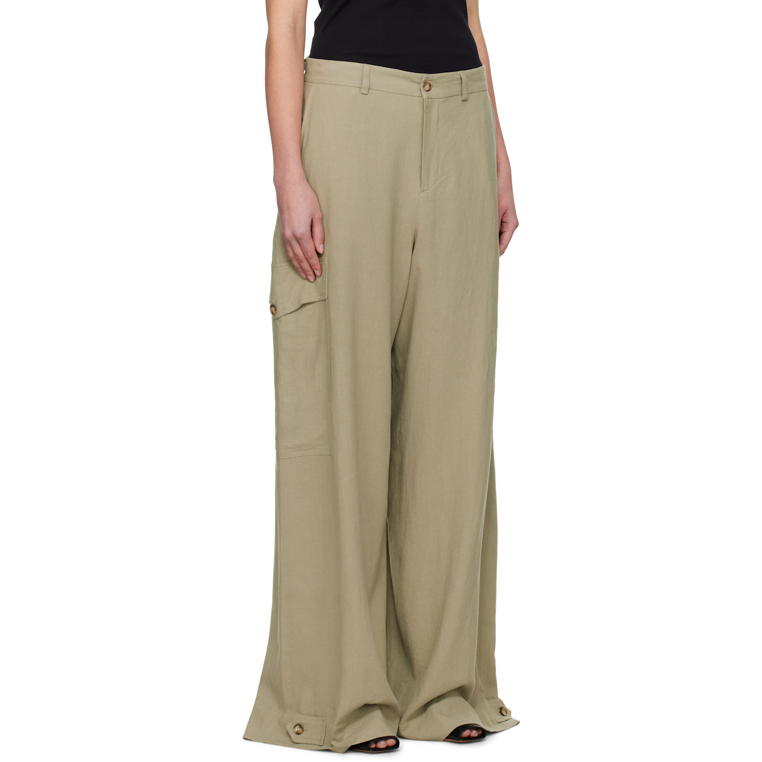  La Collection Green Stein Trousers 