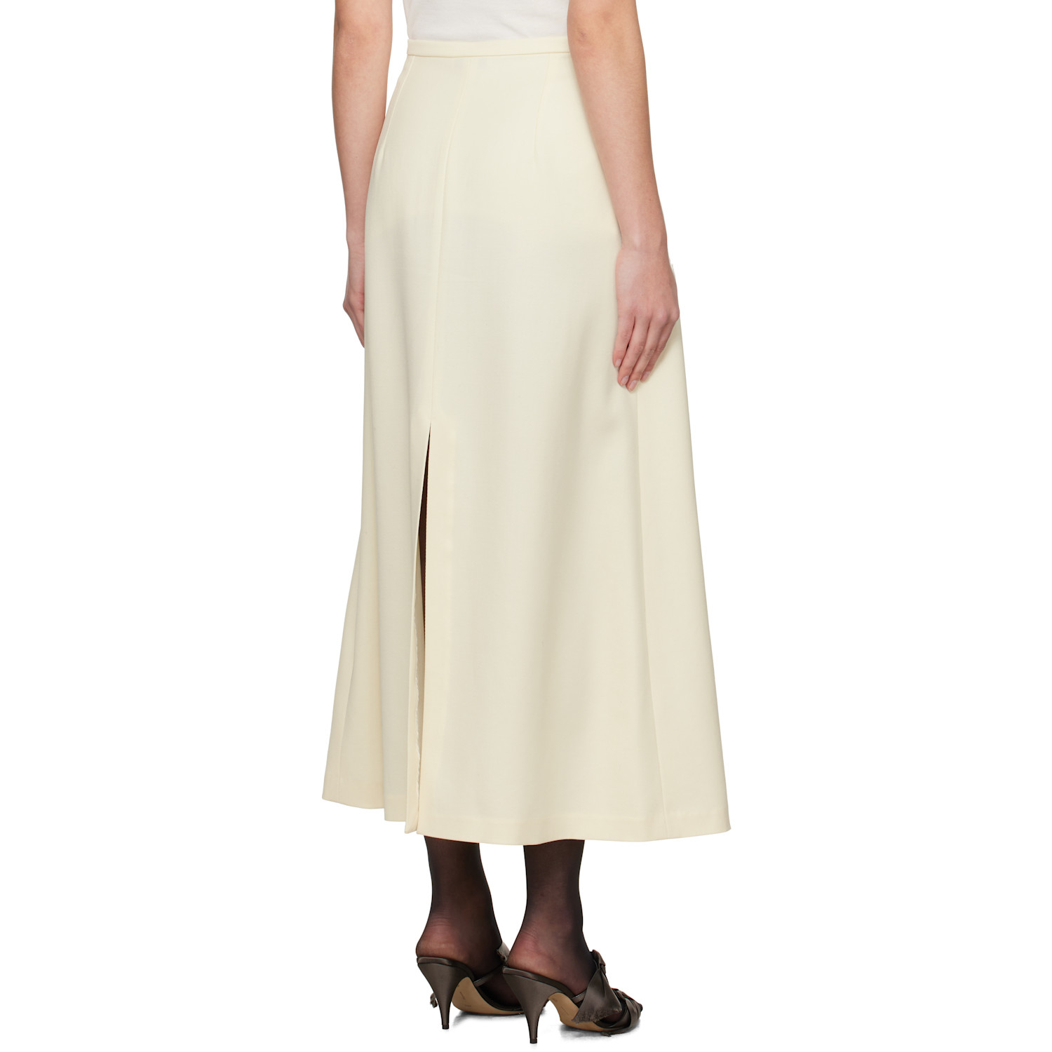  La Collection Off-white Donna Midi Skirt 