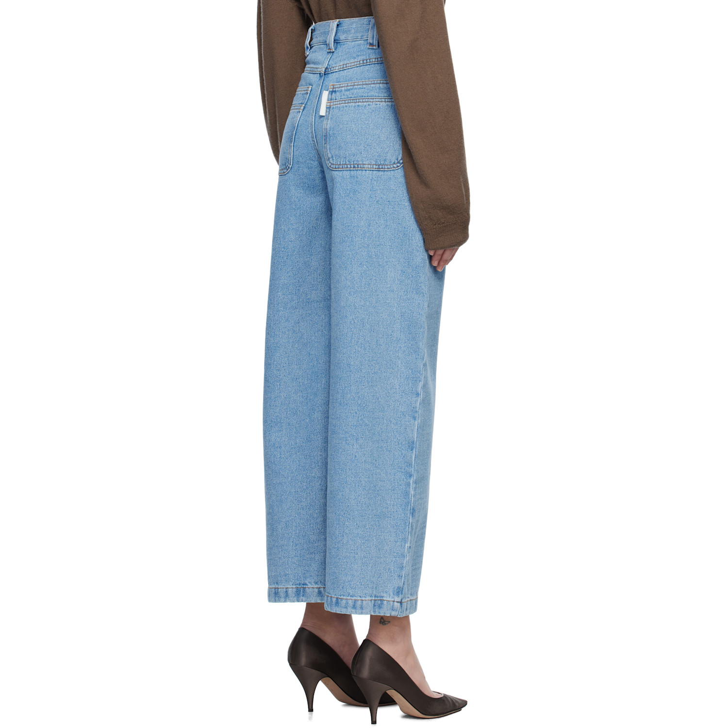  Meta Campania Collective Blue Egon Wide-leg Washed Jeans 