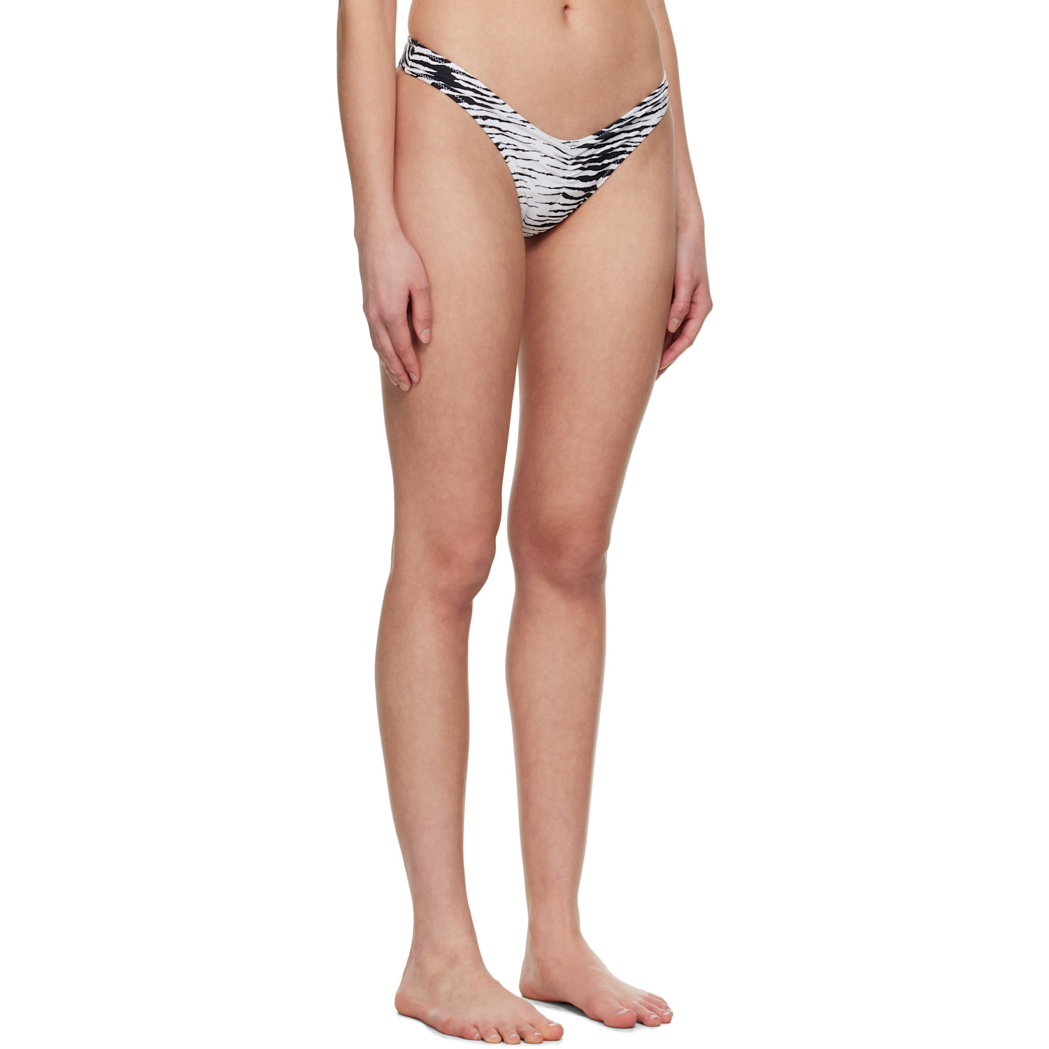  Miaou White & Black Bambi Bikini Bottom 