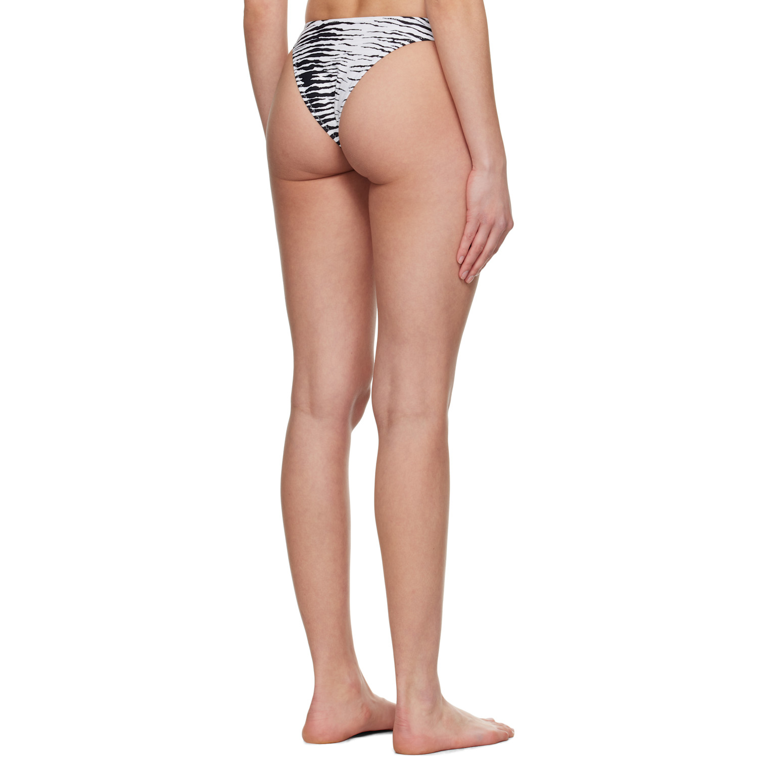  Miaou White & Black Bambi Bikini Bottom 
