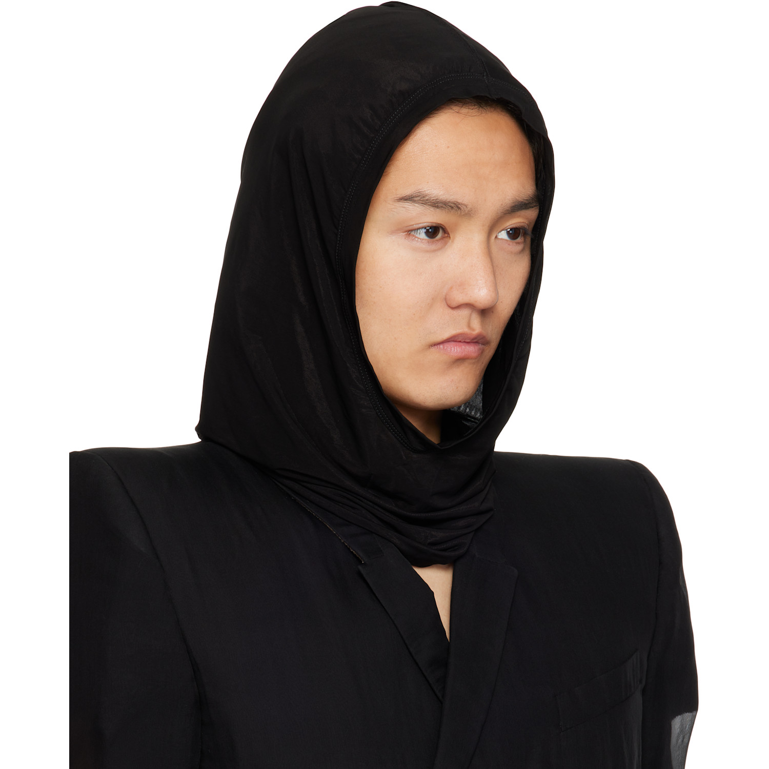  Rick Owens Black Hollywood Jera Hood 
