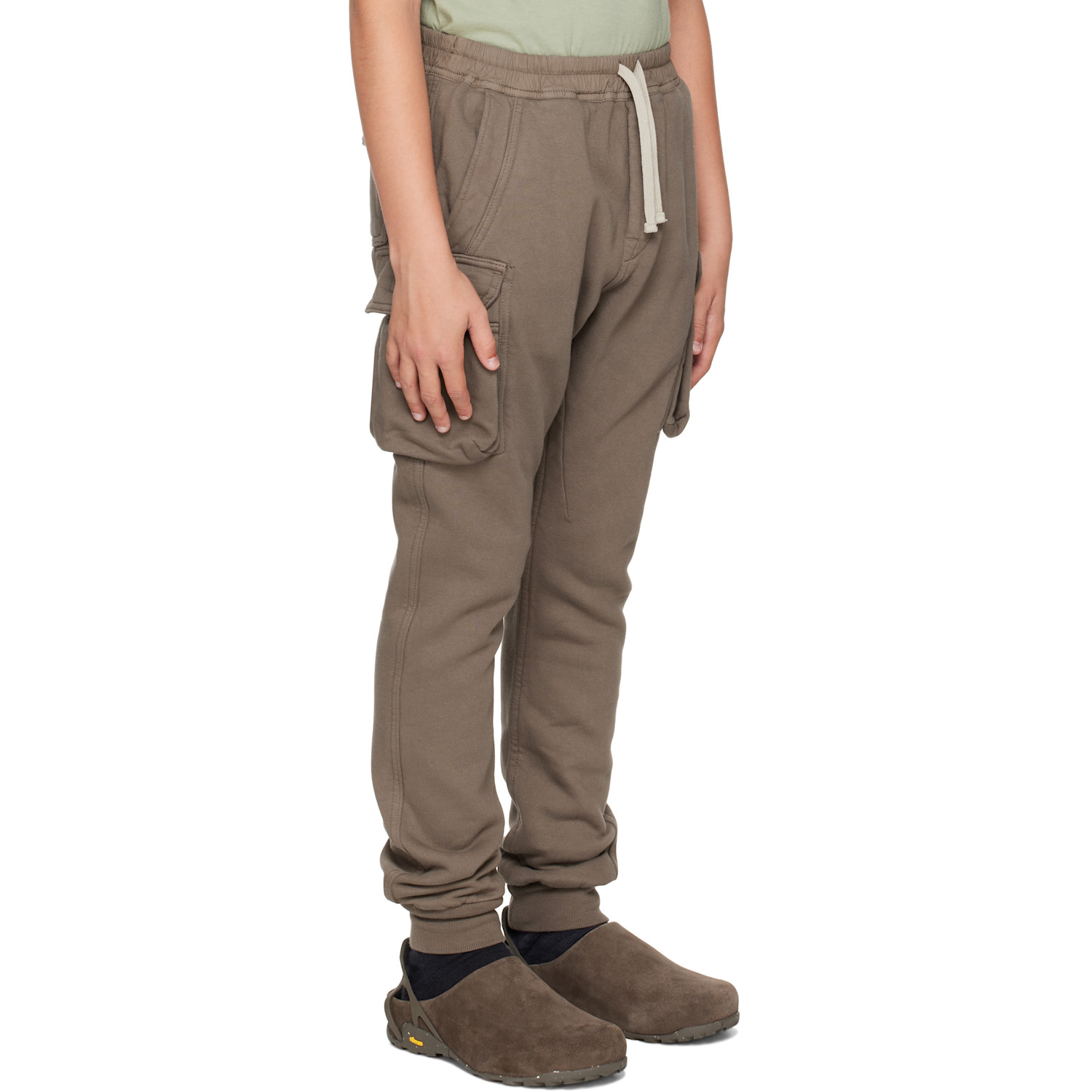  Rick Owens Kids Gray Hollywood Mastodon Cut Sweatpants 
