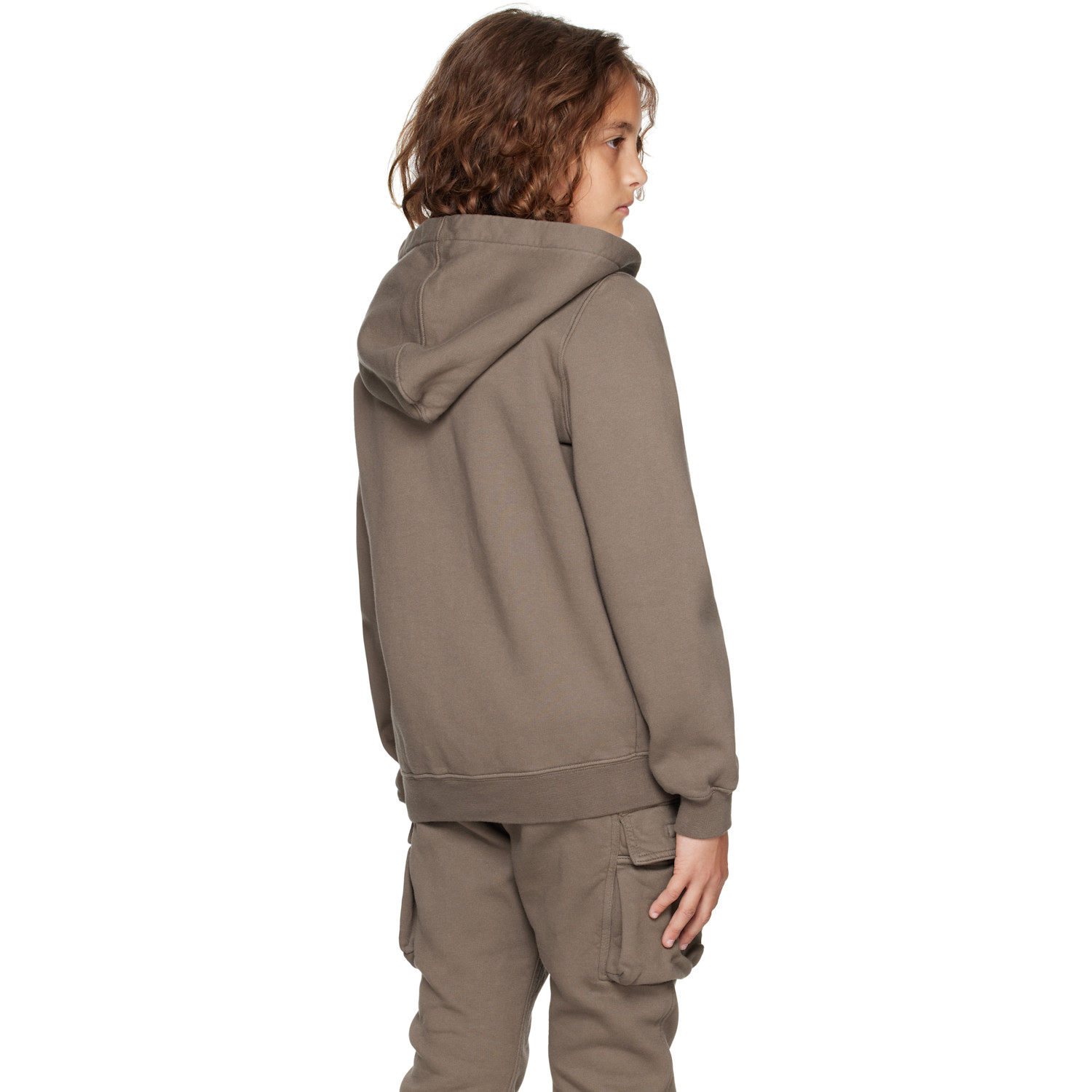  Rick Owens Kids Gray Hollywood Jason's Hoodie 