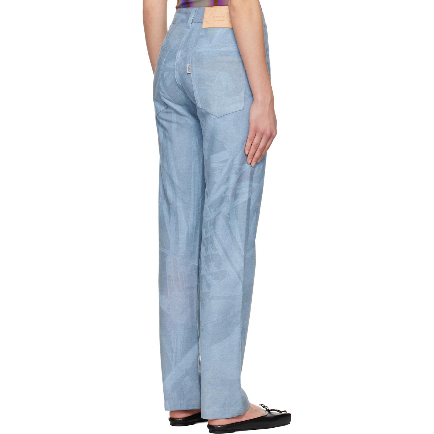  Serapis Blue Scrap Yard Fitted Jeans 