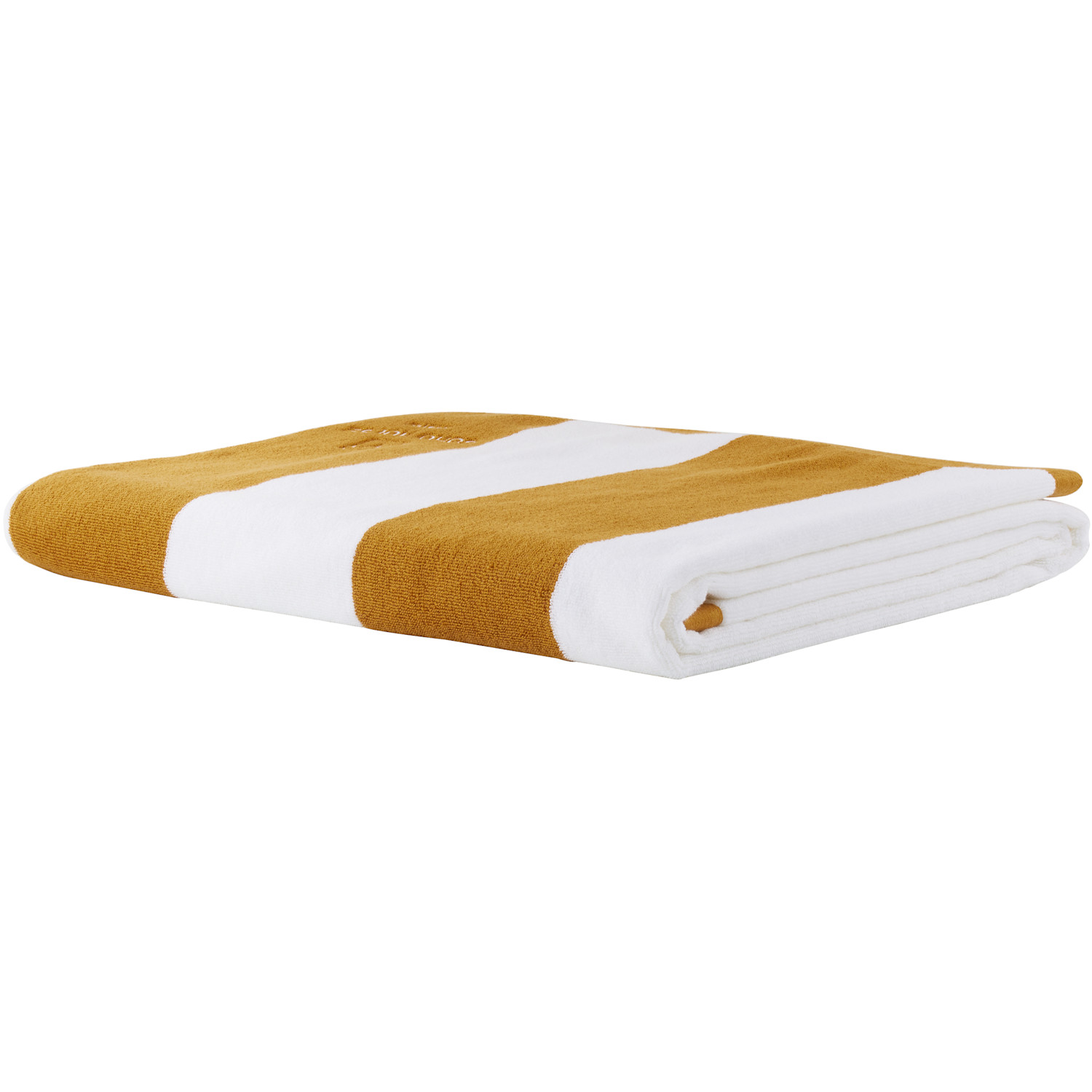 Soho Home White & Yellow 'austin' House Pool Towel 