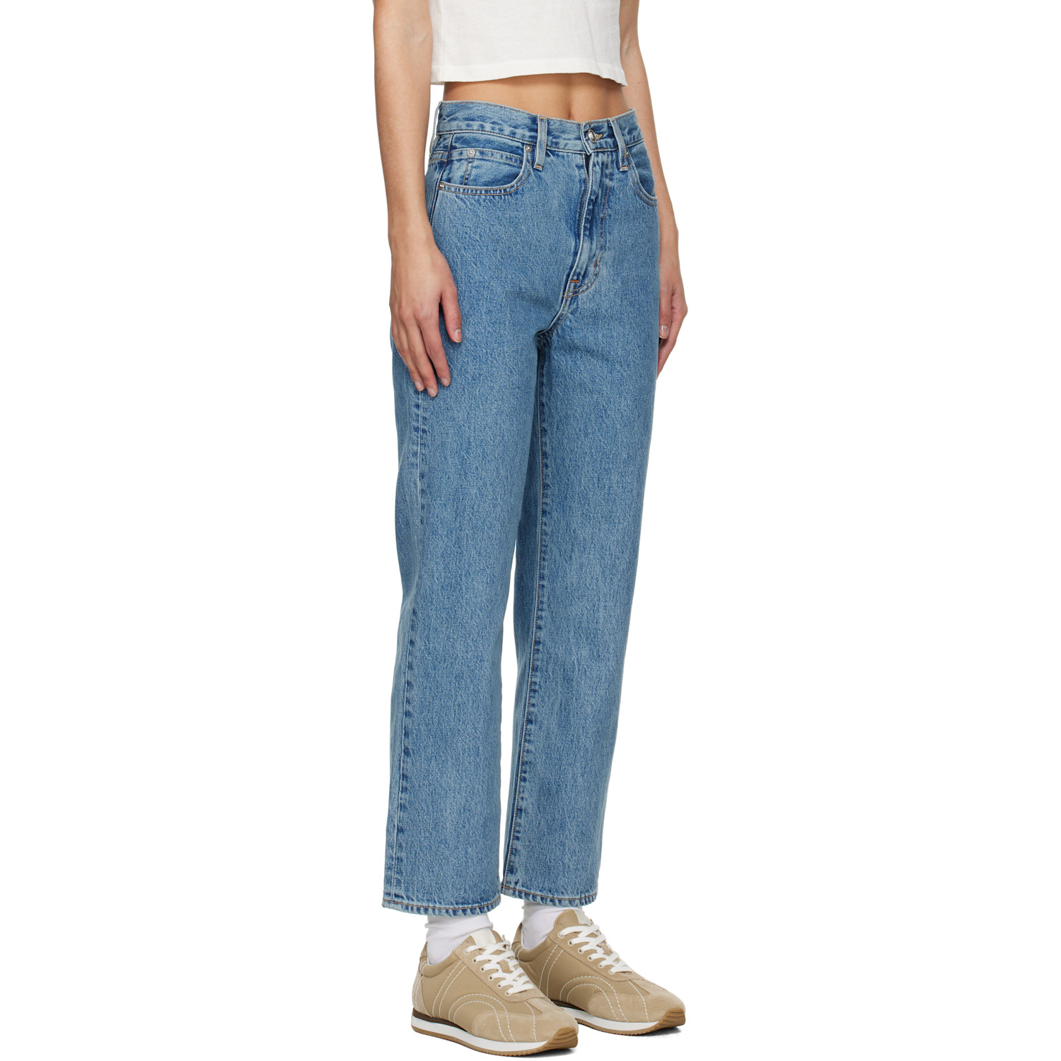  Slvrlake Blue London Crop Jeans 