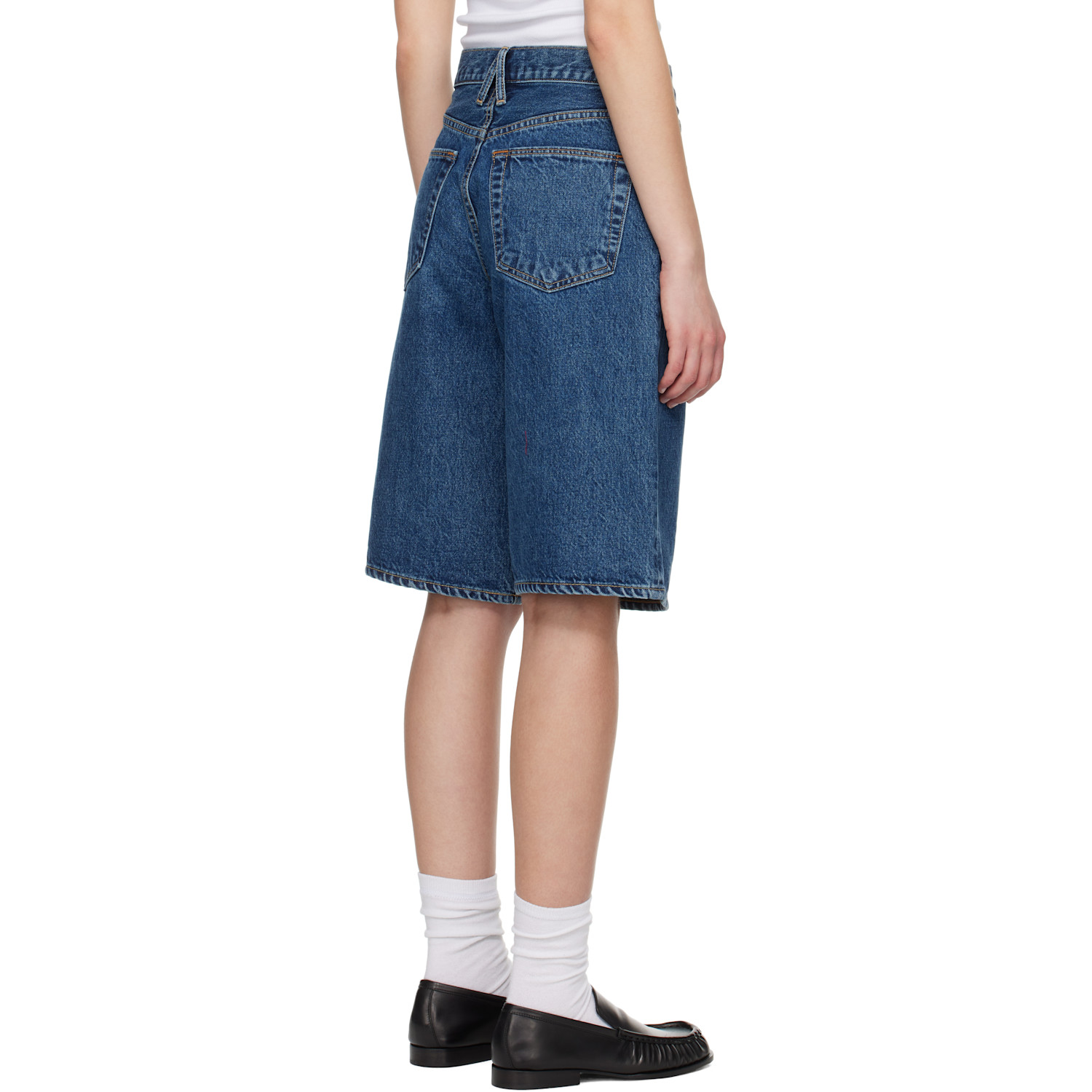  Slvrlake Blue Baggy Grace Denim Shorts 