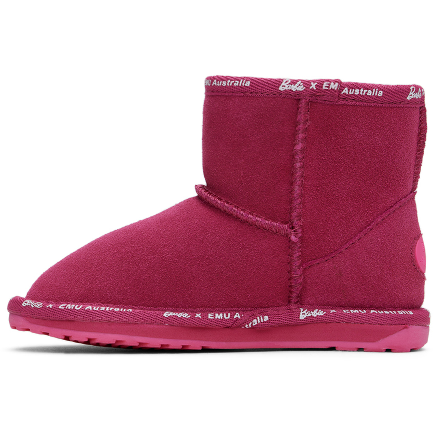  Emu Australia Kids Pink Barbie Wallaby Mini Boots 