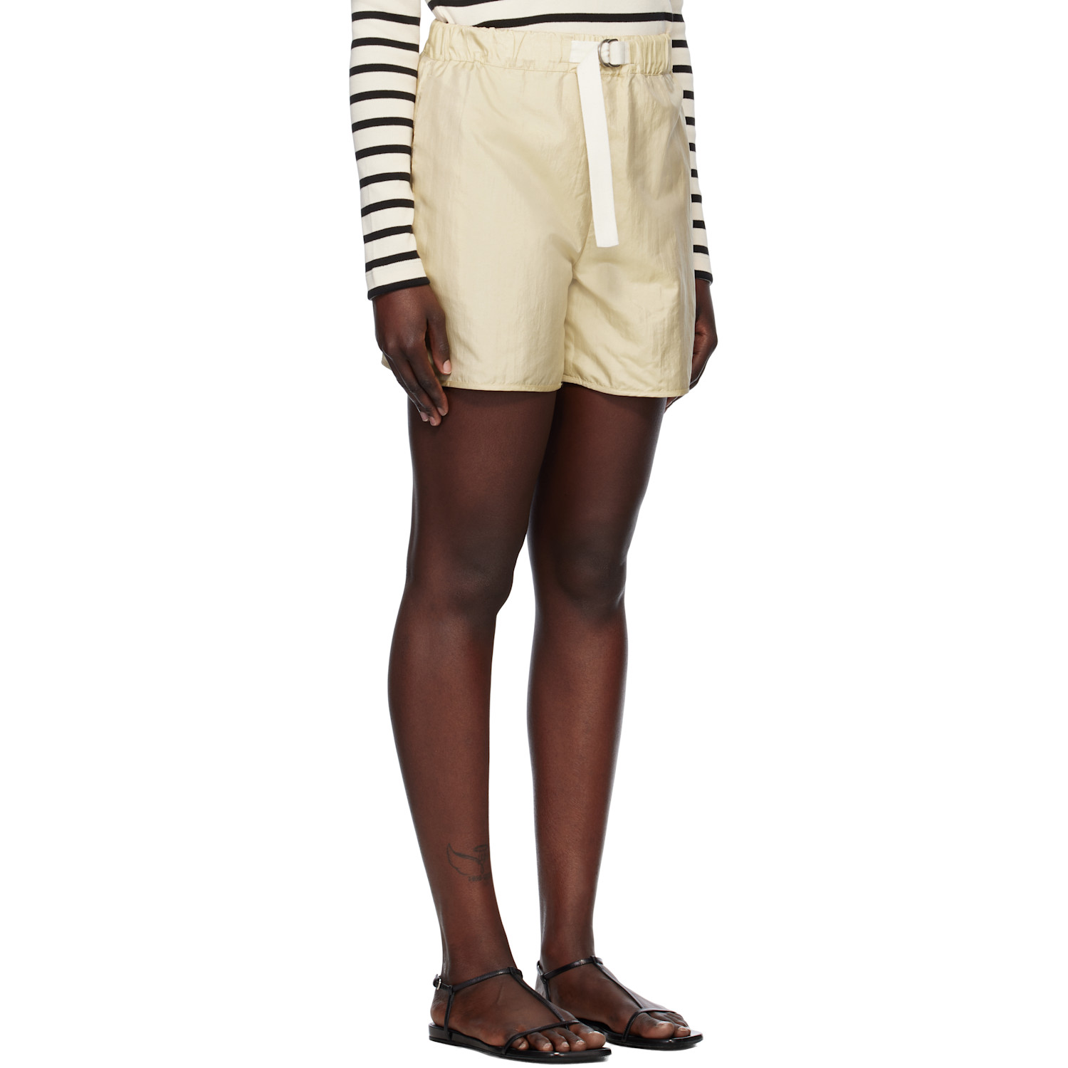  Jil Sander Yellow Regular Fit Shorts 
