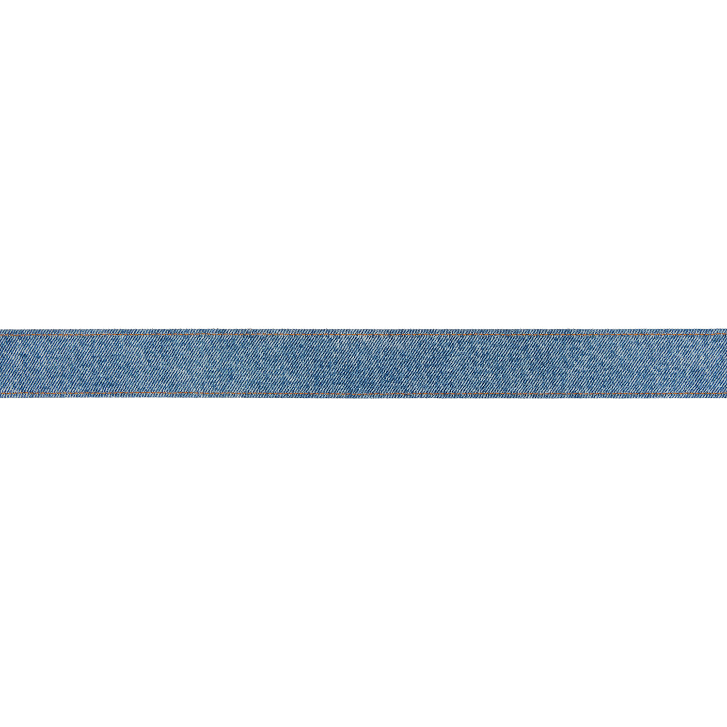  Balmain Blue Denim Safety Pin Belt 