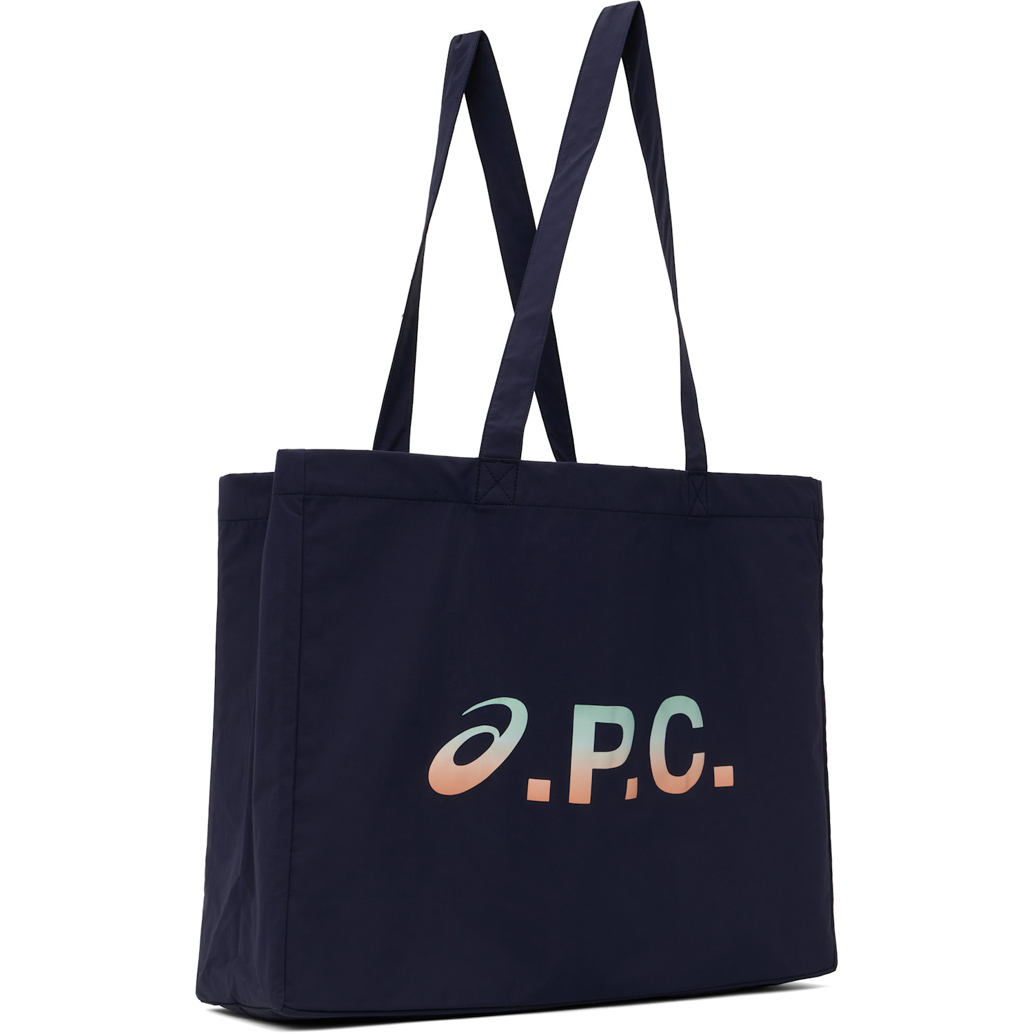  A.p.c. Navy Asics Edition Shopping Diane Tote 